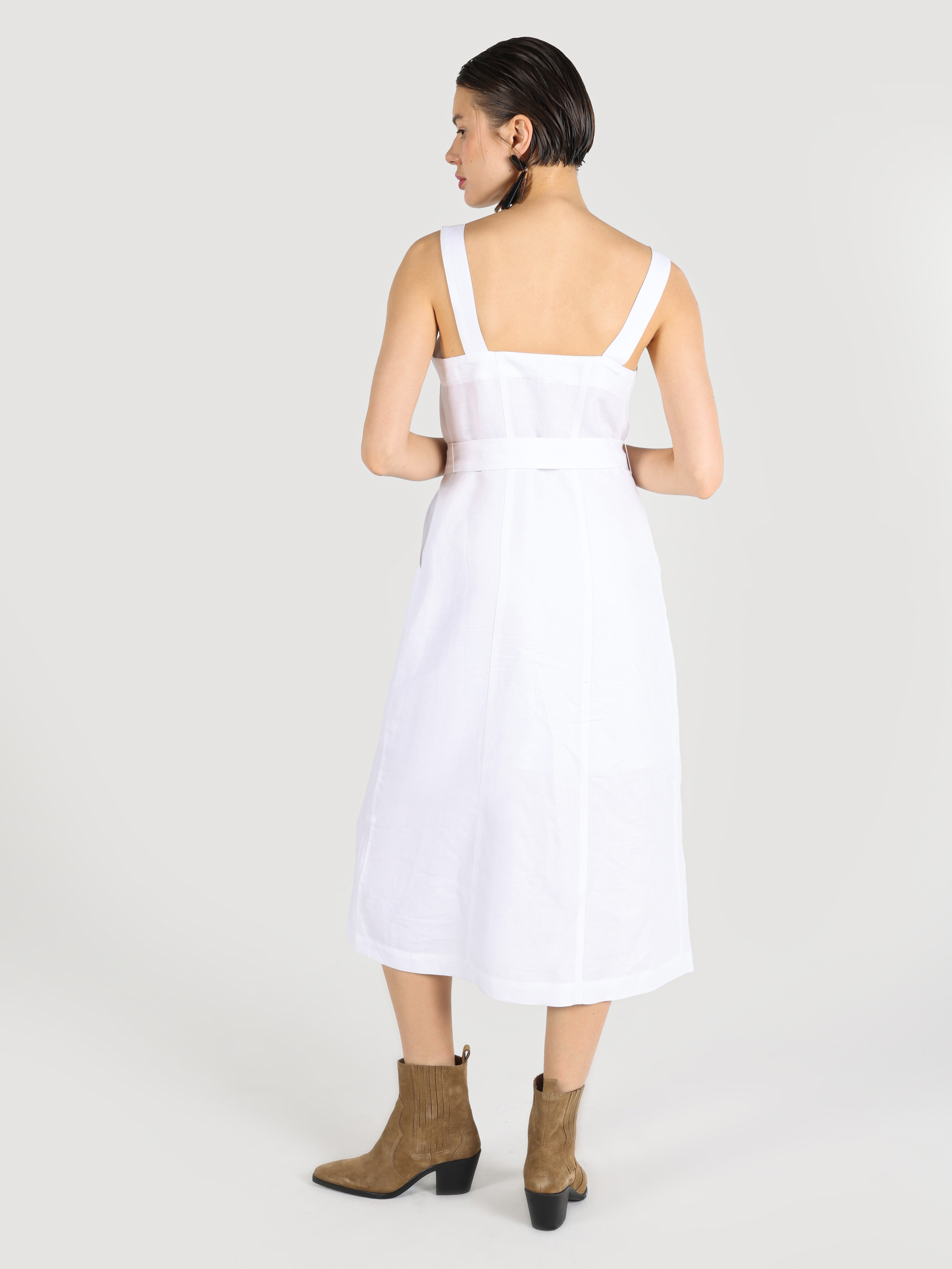 Colins Beyaz Kadın Elbise. 2