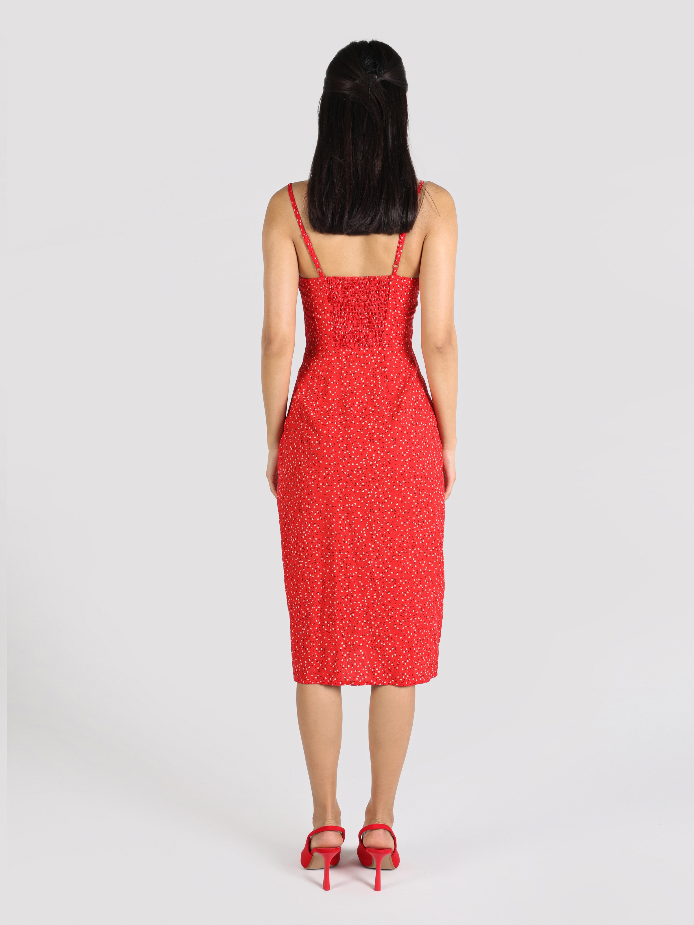 Colins Kırmızı Kadın Elbise. 2