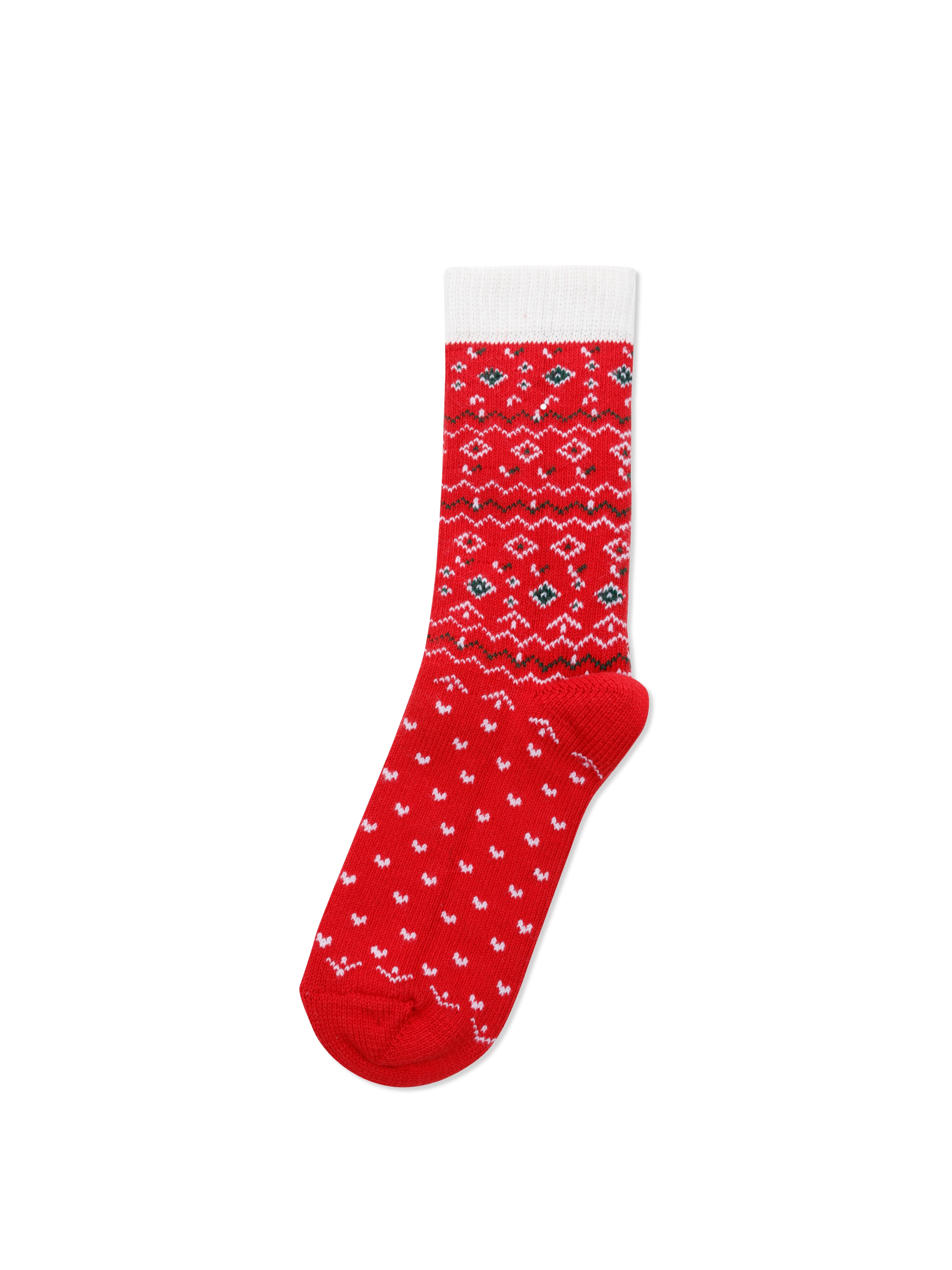 Baskılı Kırmızı Kadın Çorap Cl1066027