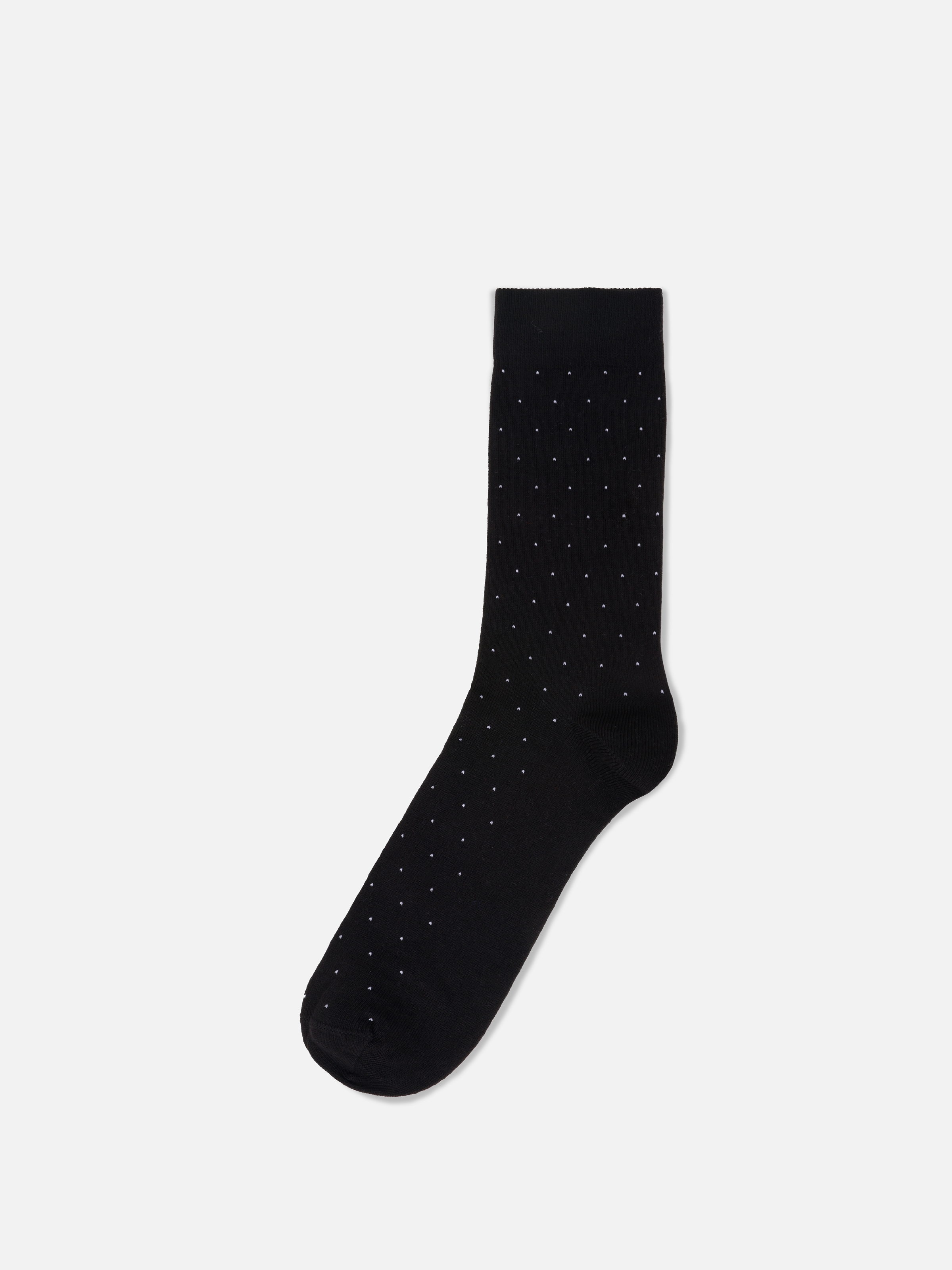 Baskılı Uzun Siyah Erkek Çorap Cl1066035