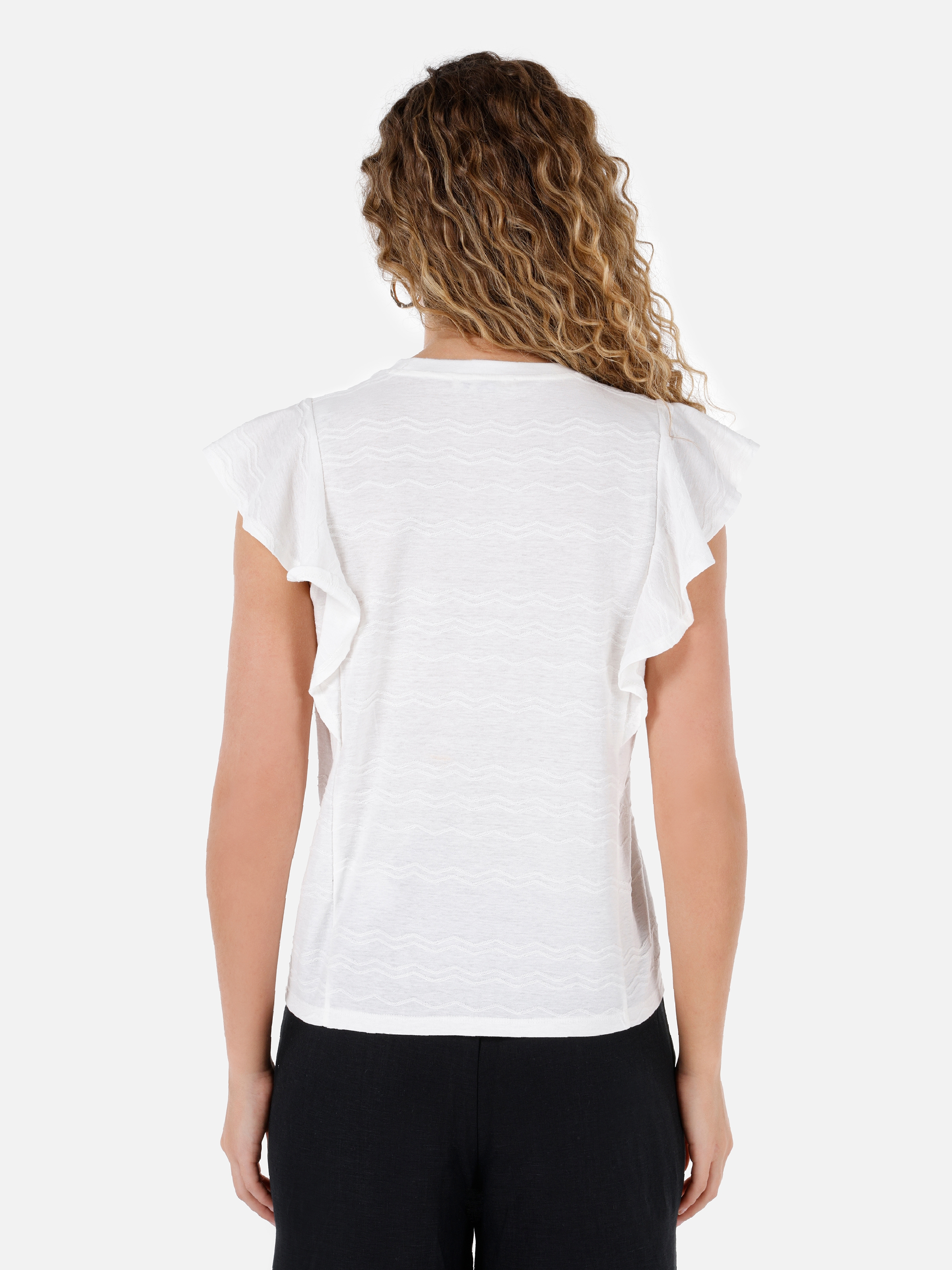 Show details for Whıte Woman Short Sleeve Tshirt