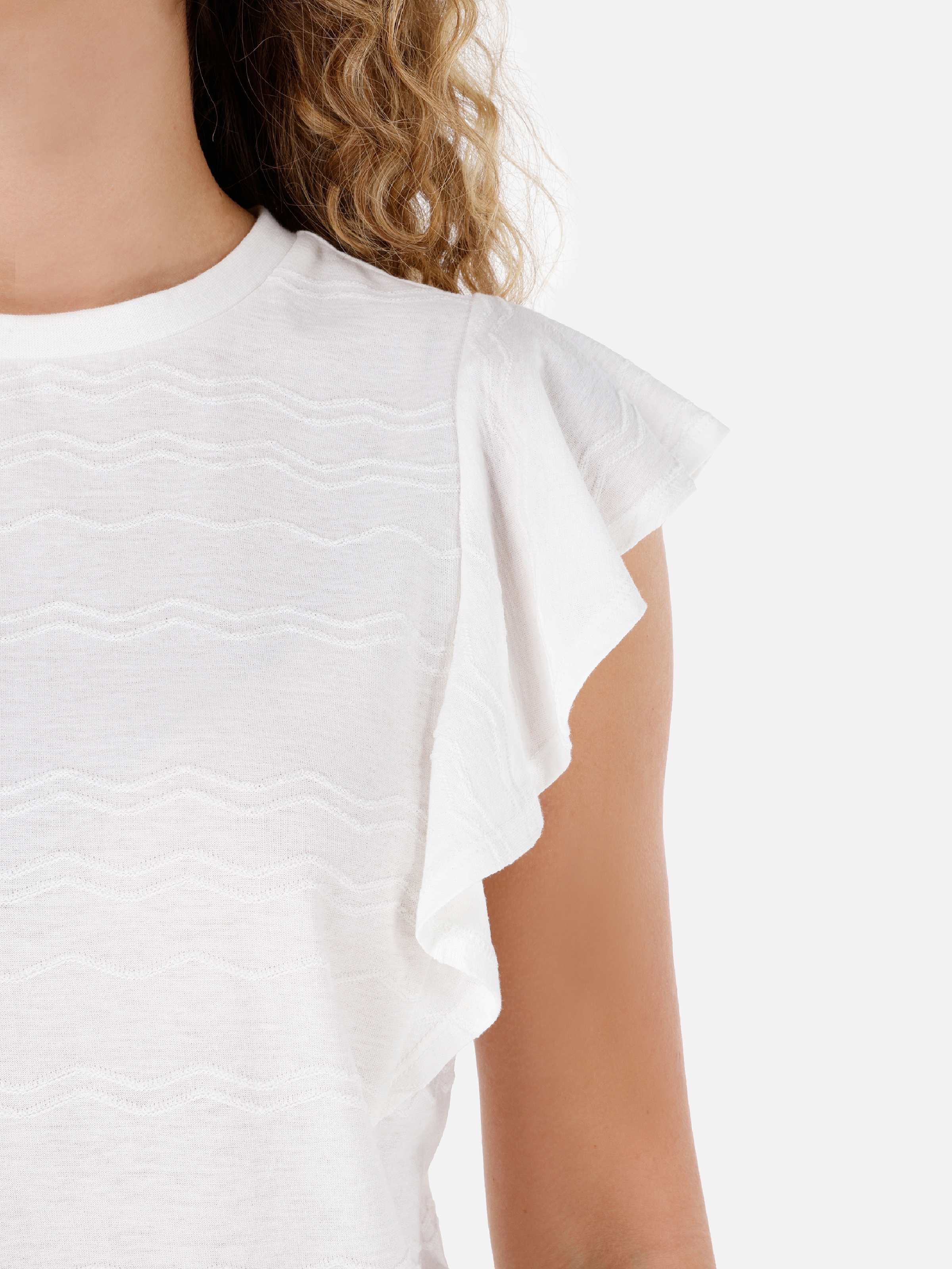 Show details for Whıte Woman Short Sleeve Tshirt