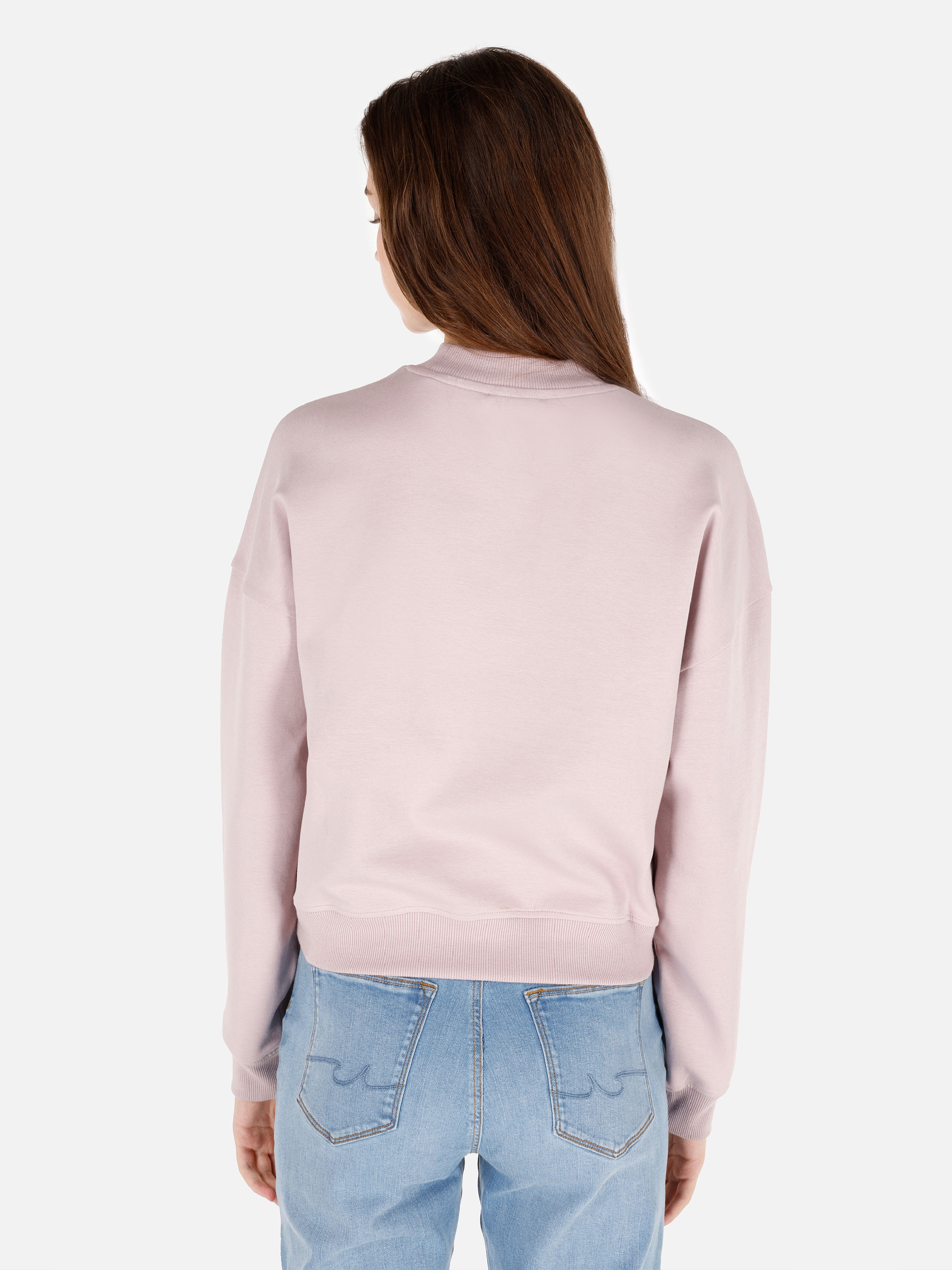 Pembe Kadın Sweatshirt