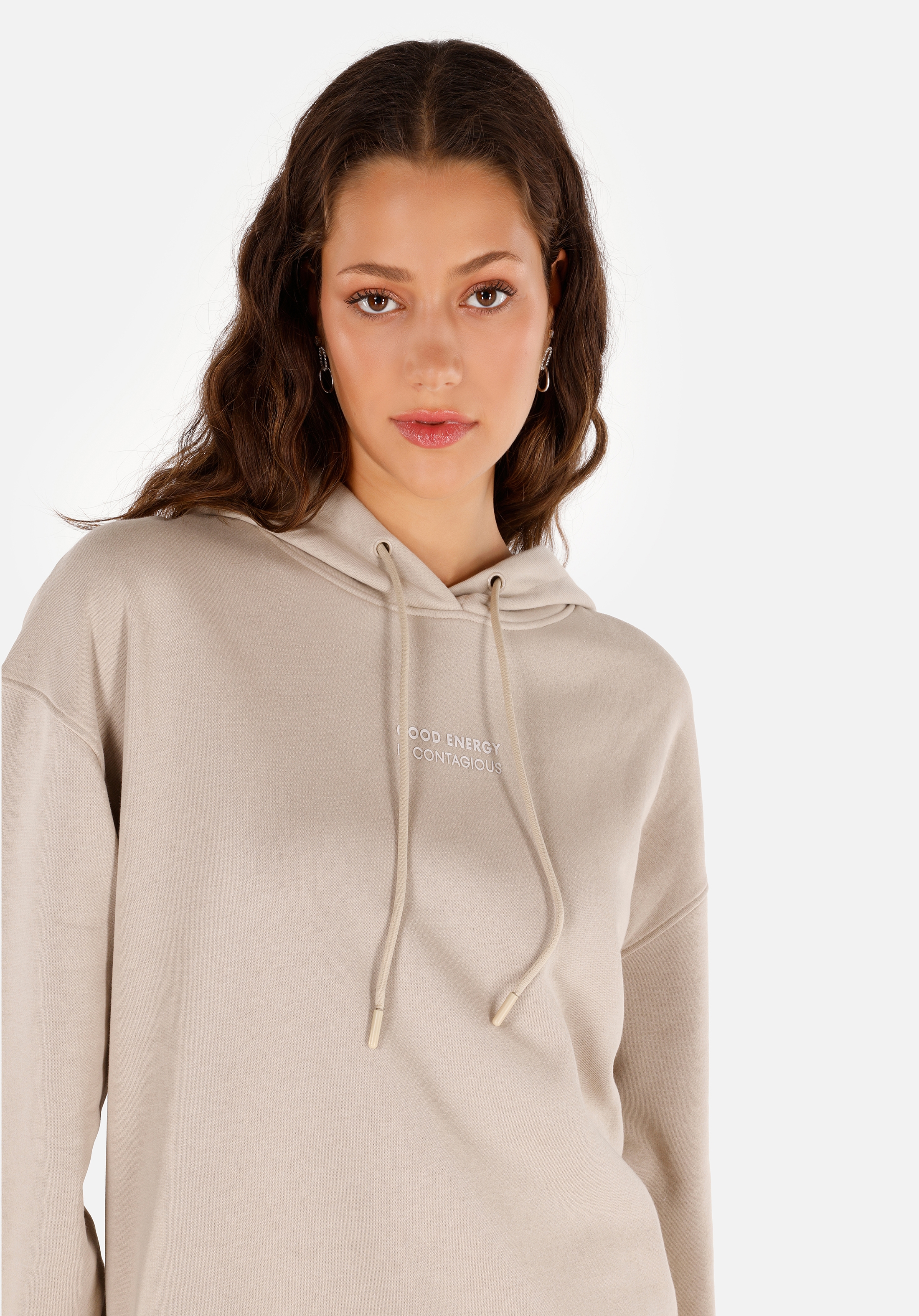 Bej Kadın Sweatshirt