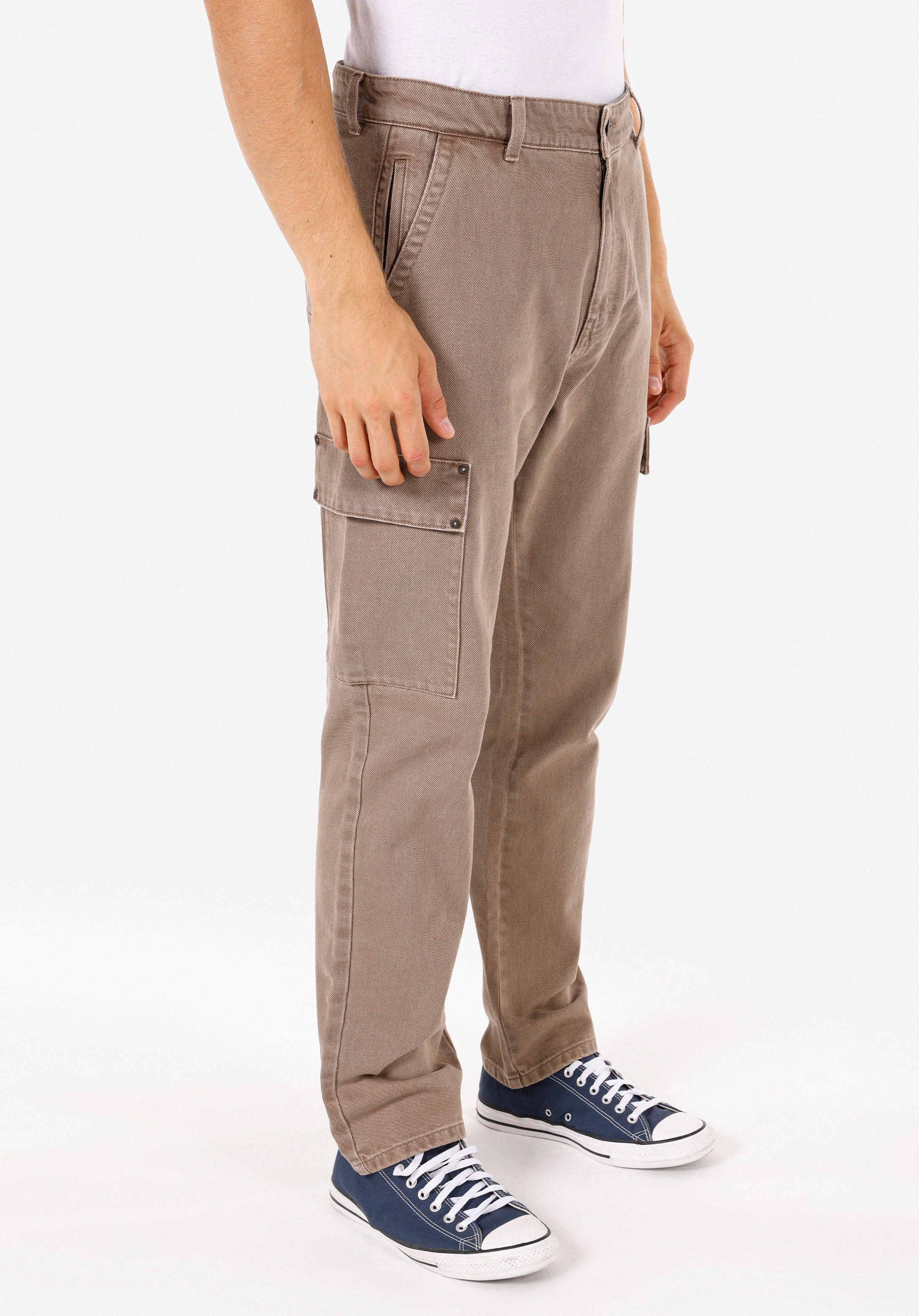 Comfort Fit Orta Bel Düz Paça Erkek Bej  Pantolon Cl1069753