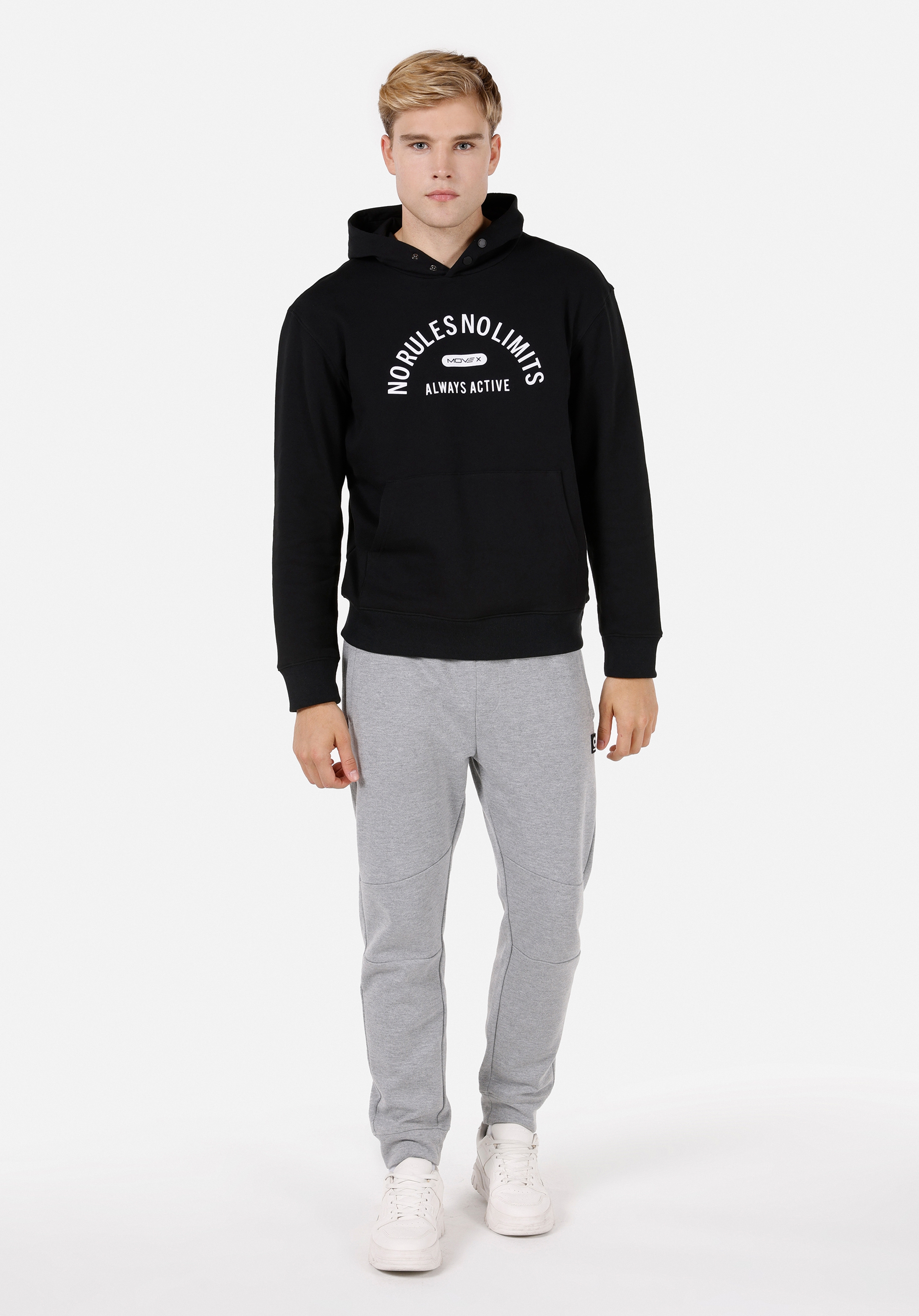 Siyah Erkek Sweatshirt