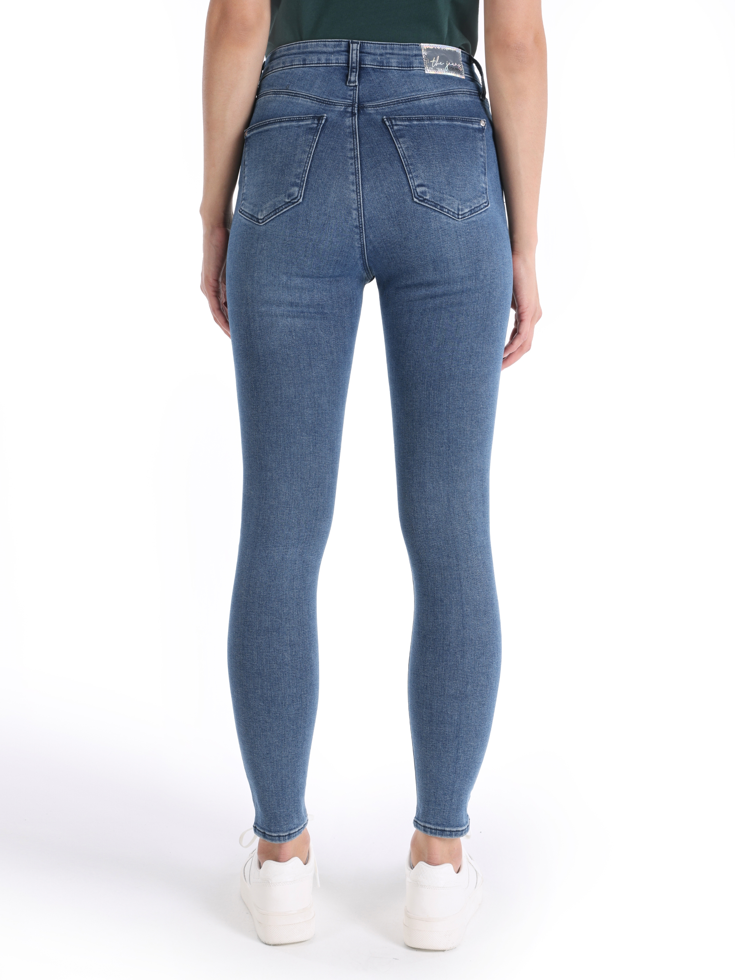 760 Diana Super Slim Fit Yüksek Bel Dar Paça Mavi Kadın Jean Pantolon Cl1065336