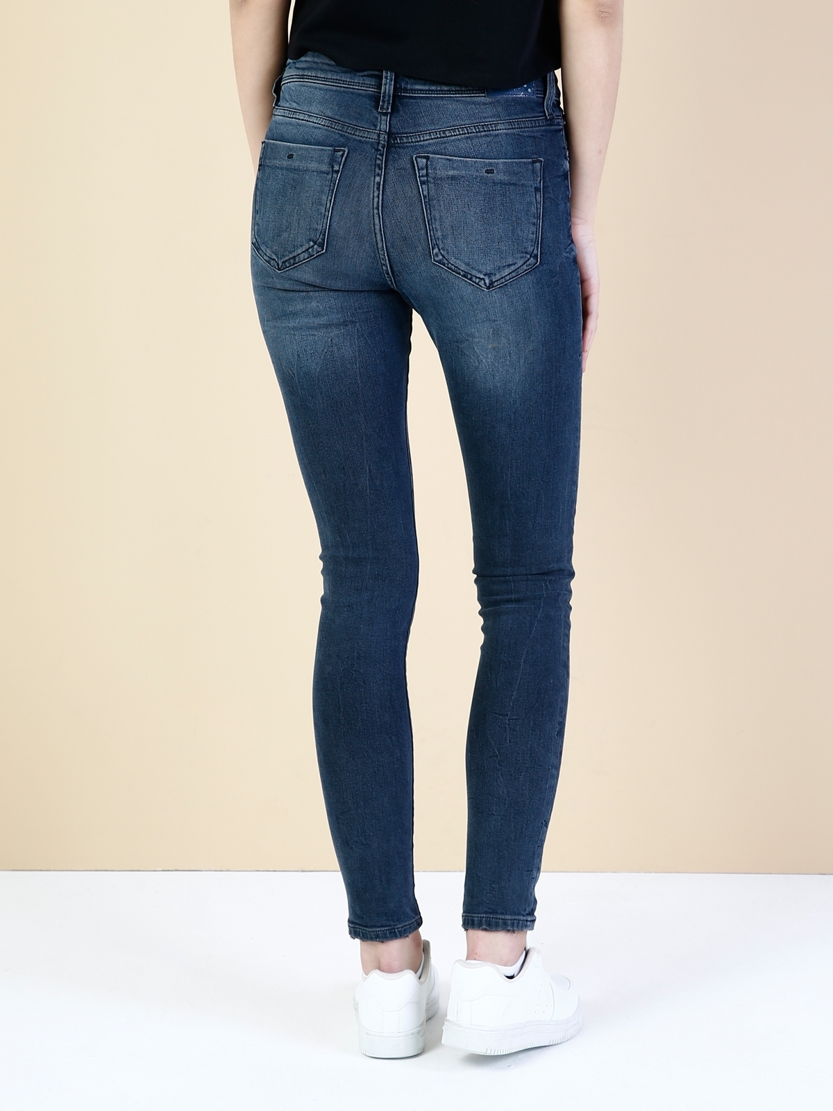 760 Dıana Super Slim Fit Yüksek Bel Skinny Leg Kadın Koyu İndigo Jean Pantolon