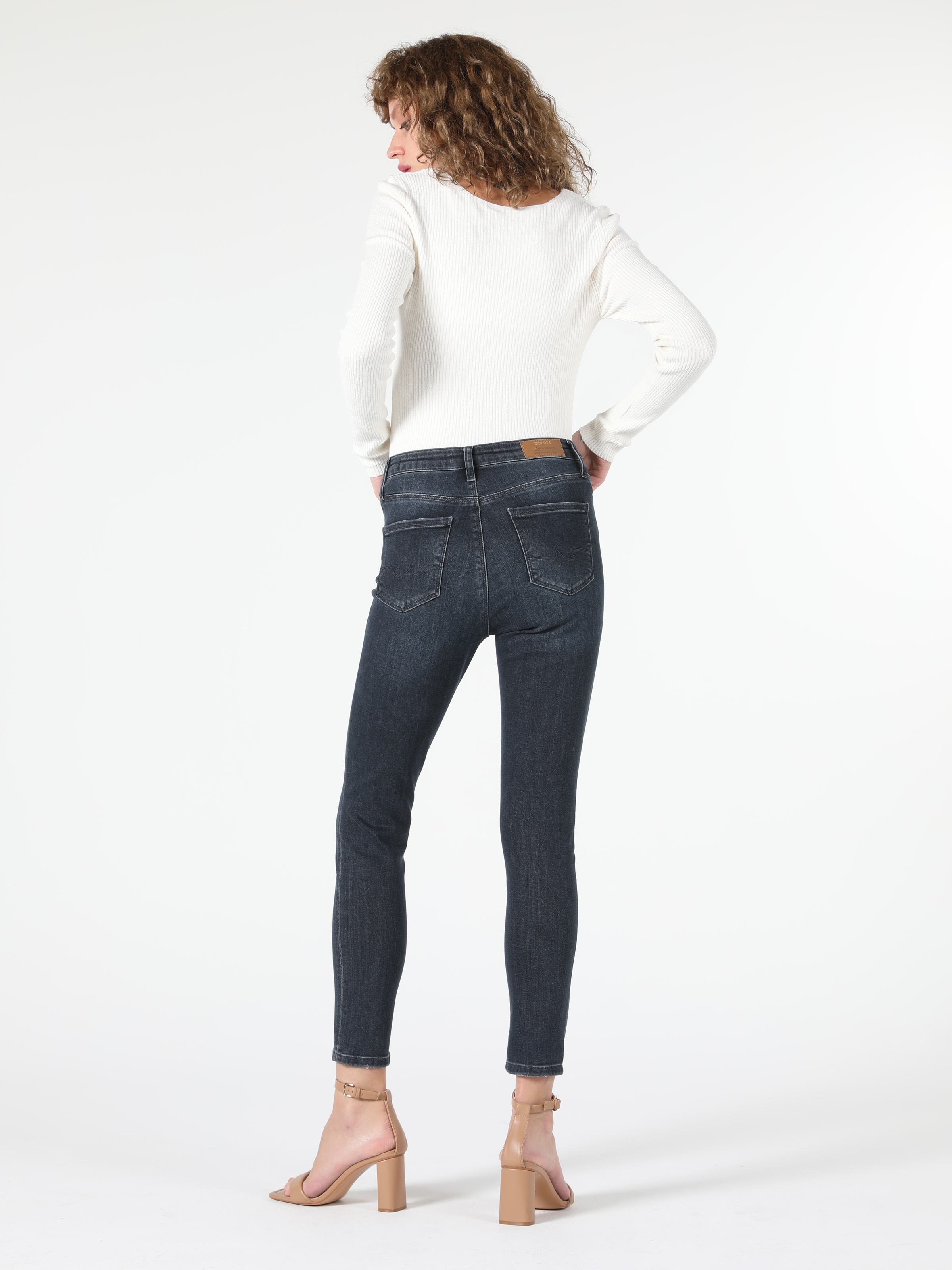 760 Dıana Yüksek Bel Dar Paça Super Slim Fit Jean Kadın Jean Pantolon Cl1056576
