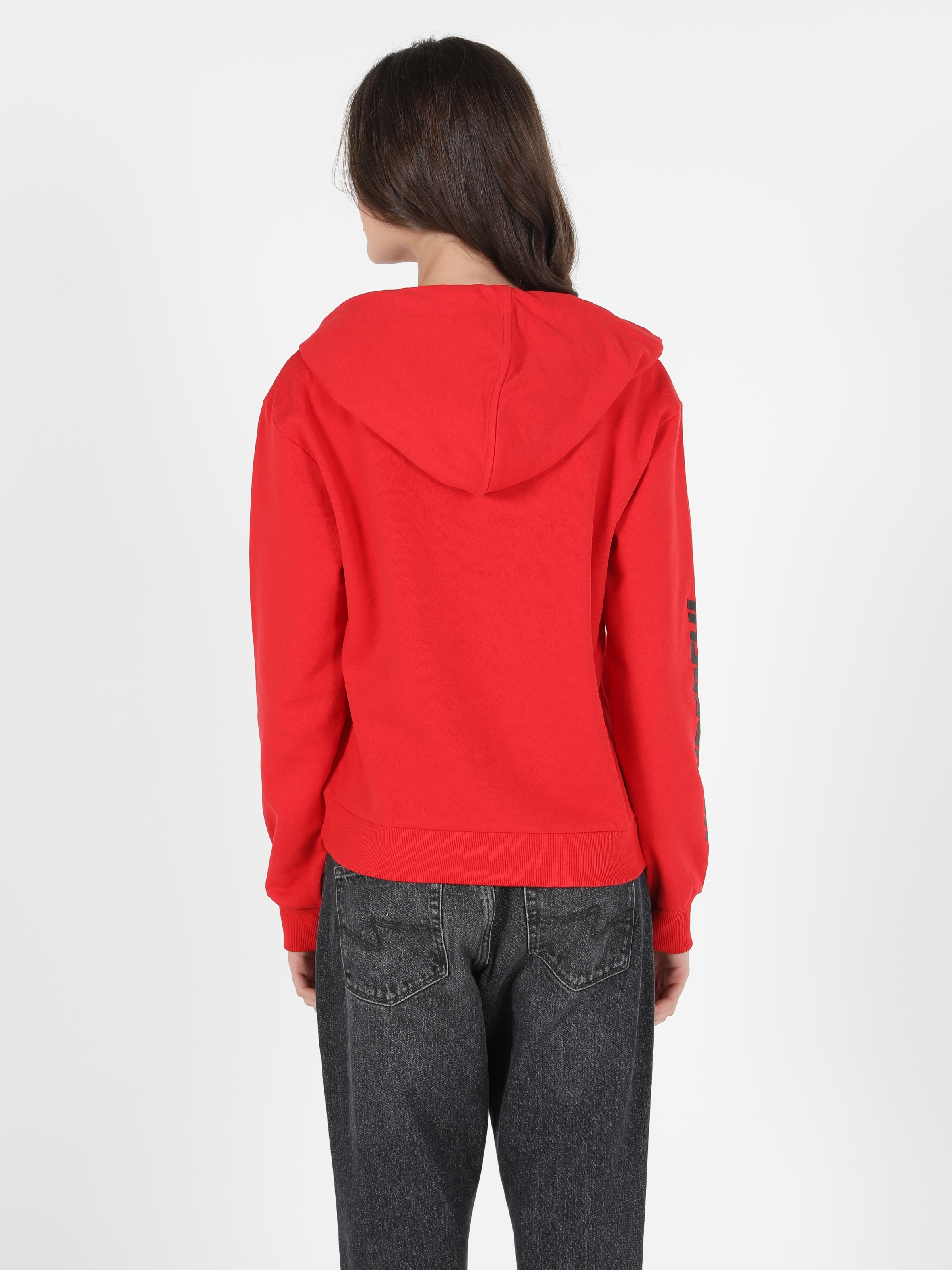  Regular Fit Kırmızı Kadın Sweatshirt