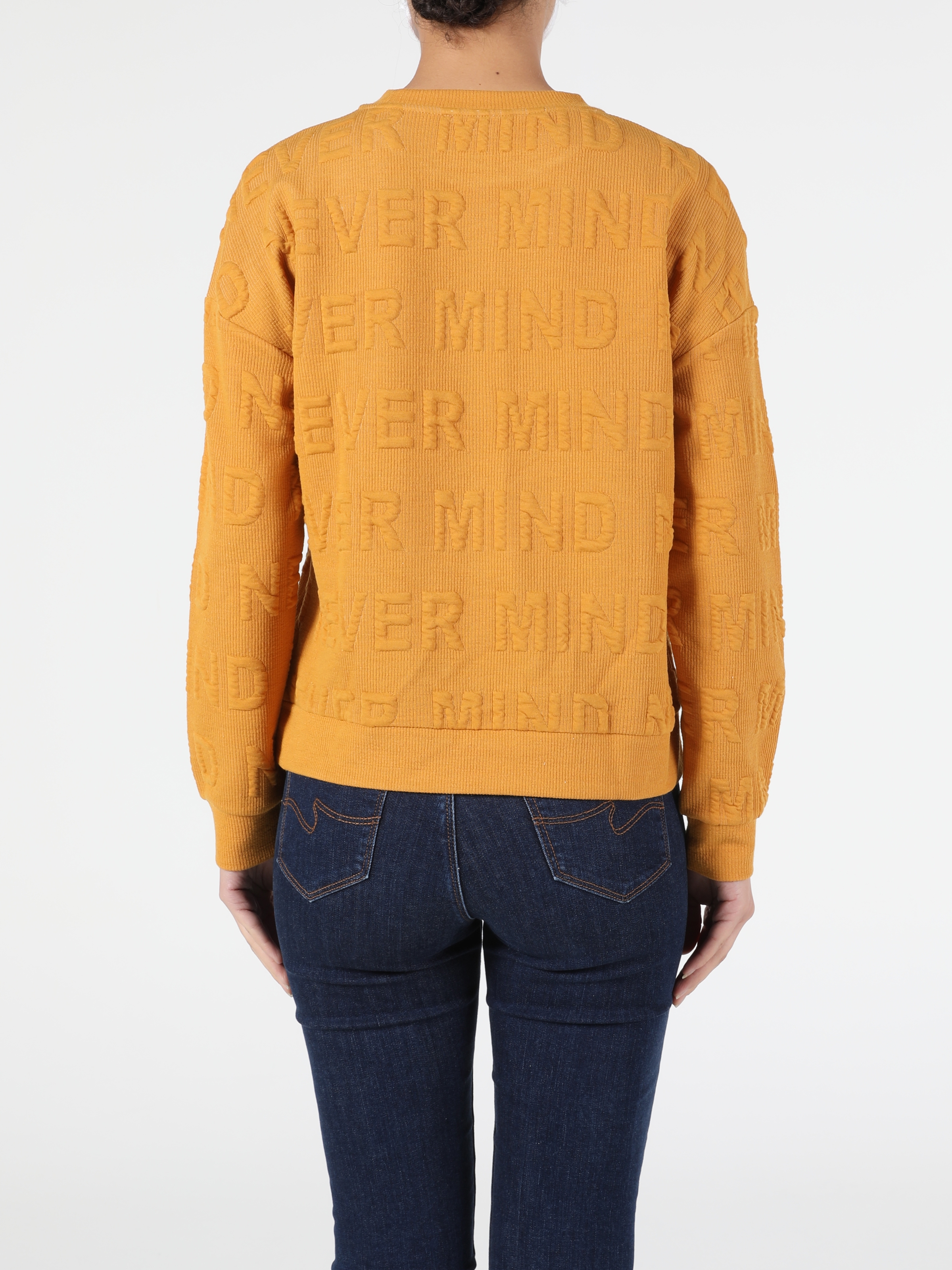 Colins Yellow Woman Sweatshirt. 3