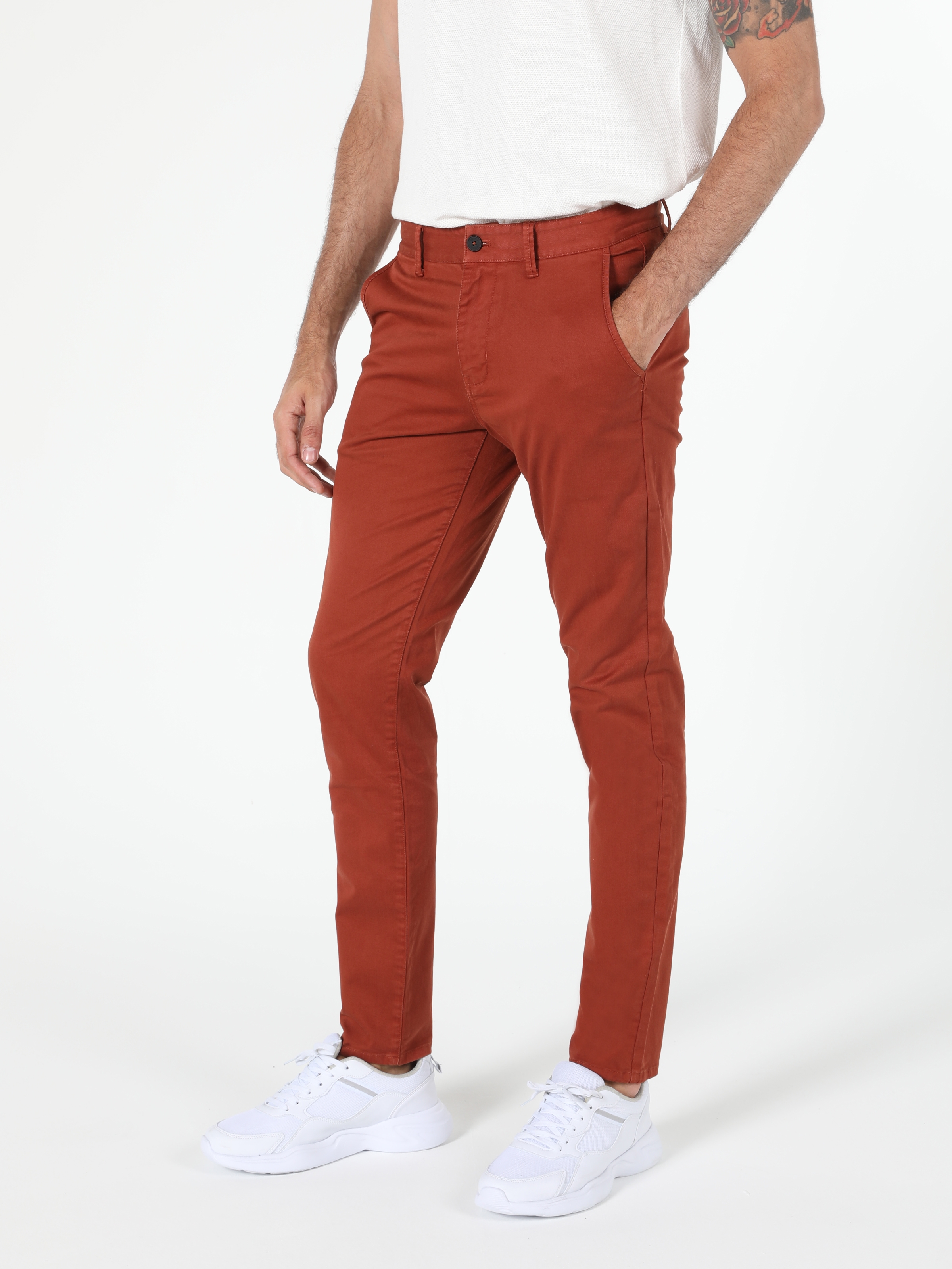 Colins Slim Fit Orta Bel Erkek Pantolon. 3