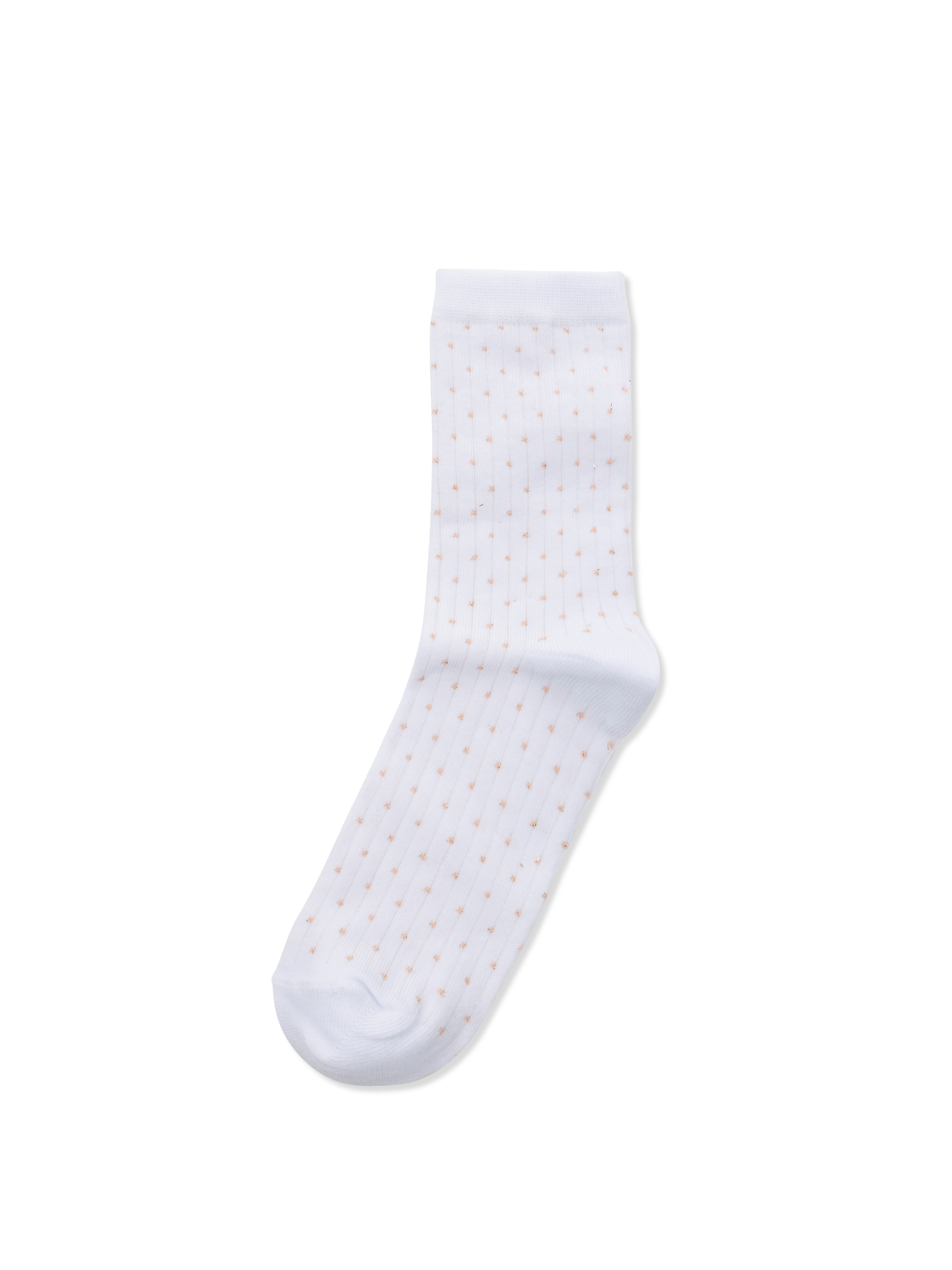Baskılı Beyaz Kadın Çorap Cl1065507
