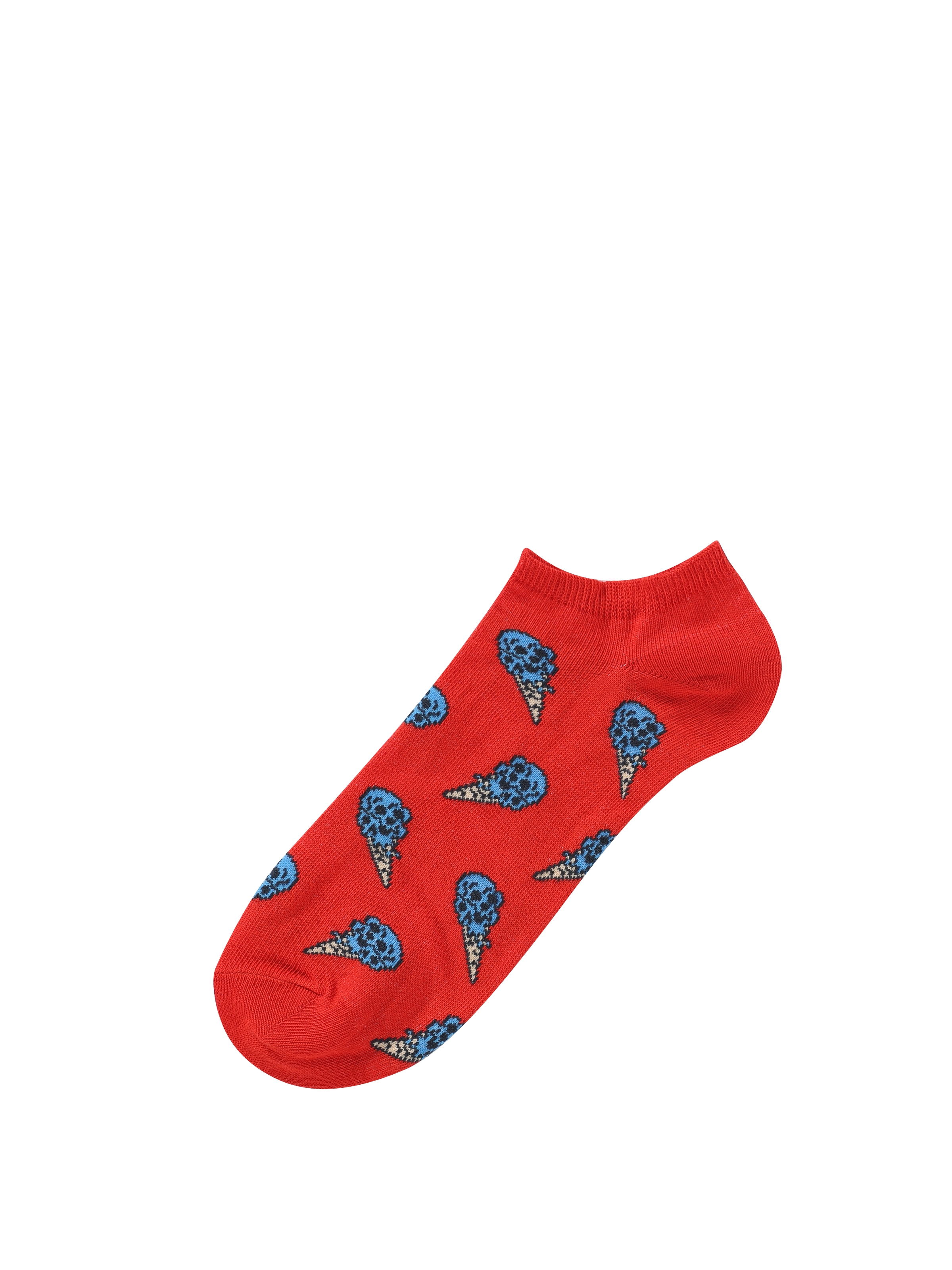 Baskılı Kırmızı Erkek Çorap Cl1064169