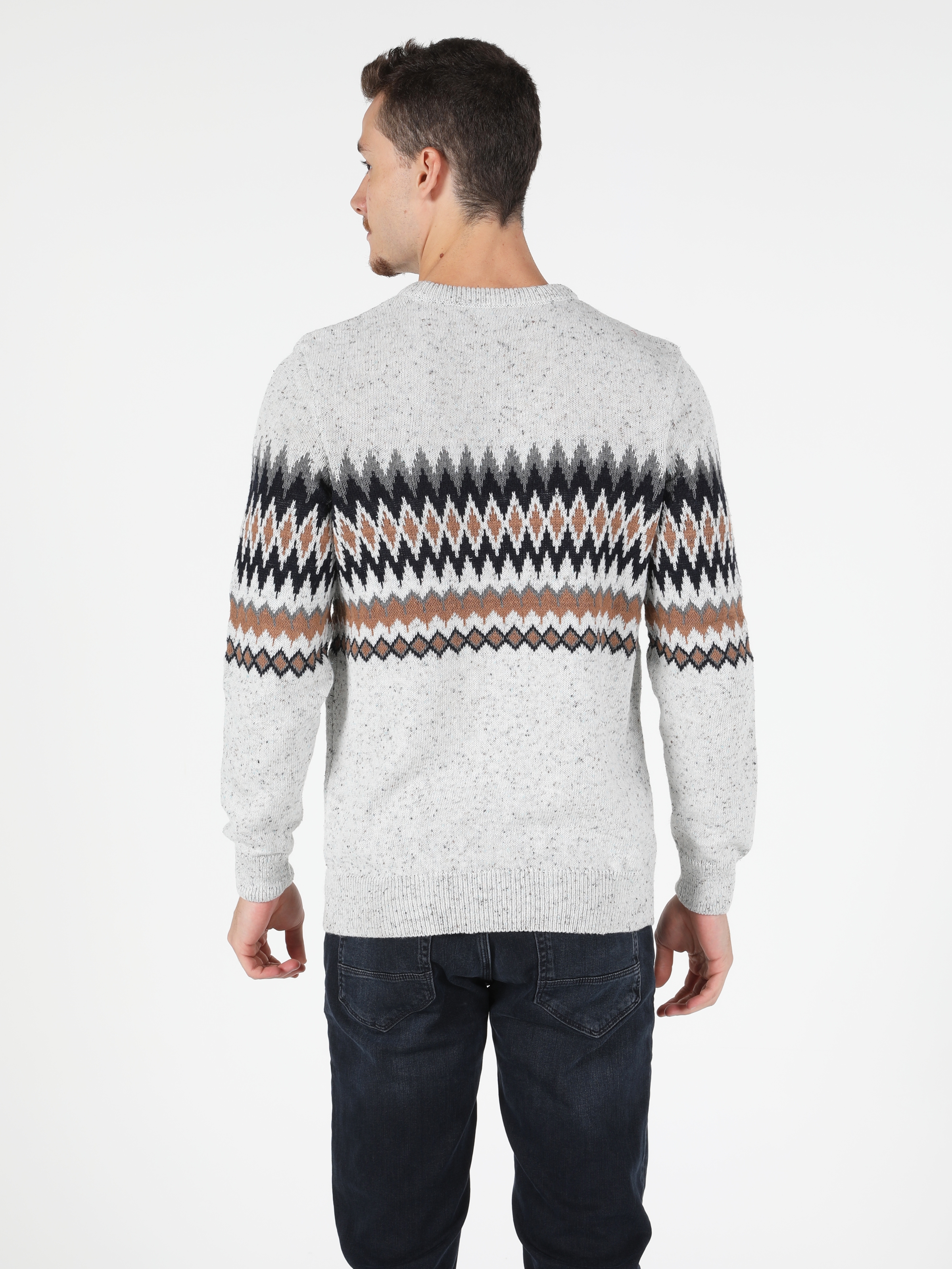 Colins Whıte Men Sweaters. 2