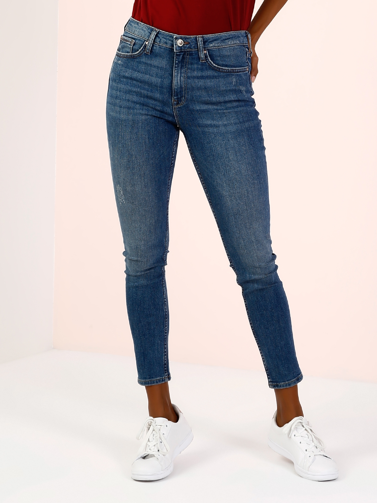 760 Dıana Super Slim Fit Yüksek Bel Skinny Leg Kadın İndigo Jean Pantolon