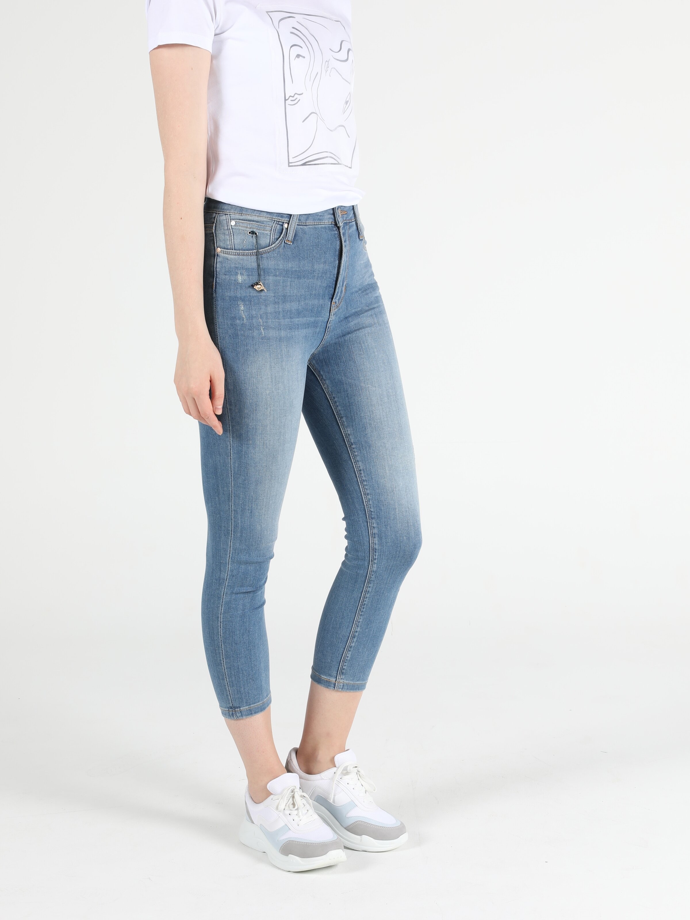 760 Dıana Yüksek Bel Orta Super Slim Fit Jean Kadın Jean Pantolon Cl1049687