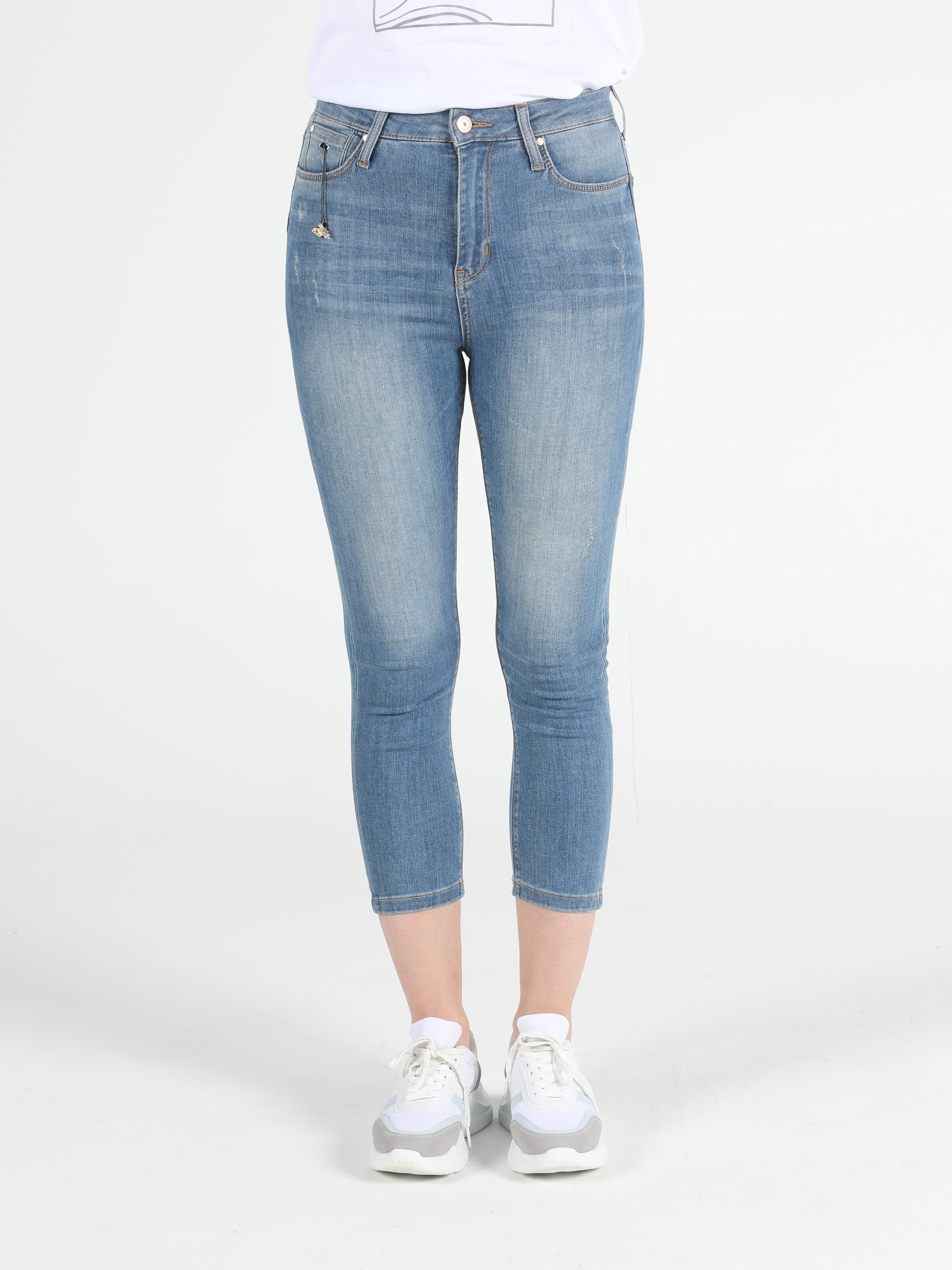 Colins 760 Dıana Yüksek Bel Orta Super Slim Fit Jean Kadın Jean Pantolon. 4