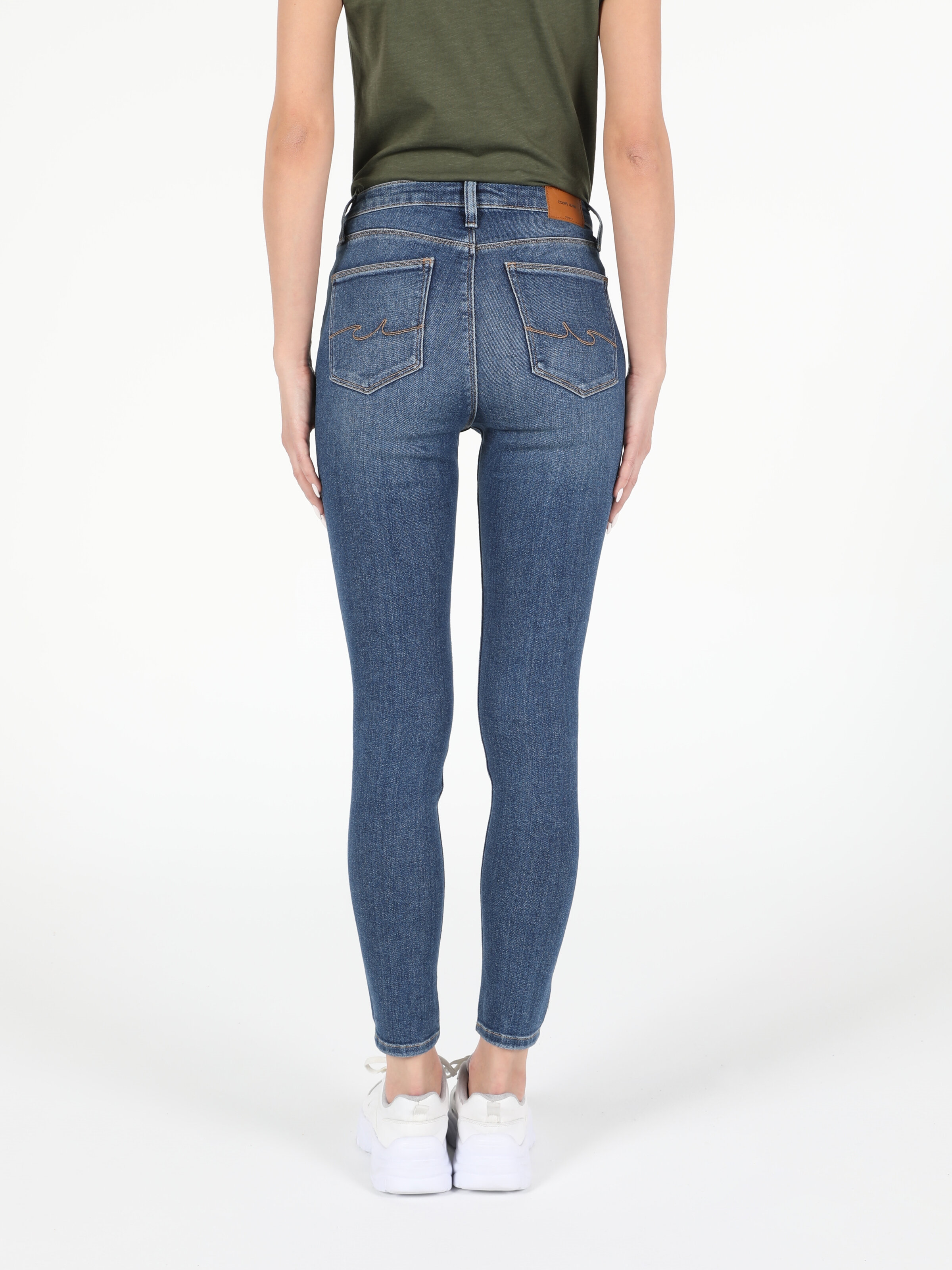 Colins 760 Dıana Yüksek Bel Dar Paça Super Slim Fit Jean Kadın Jean Pantolon. 2