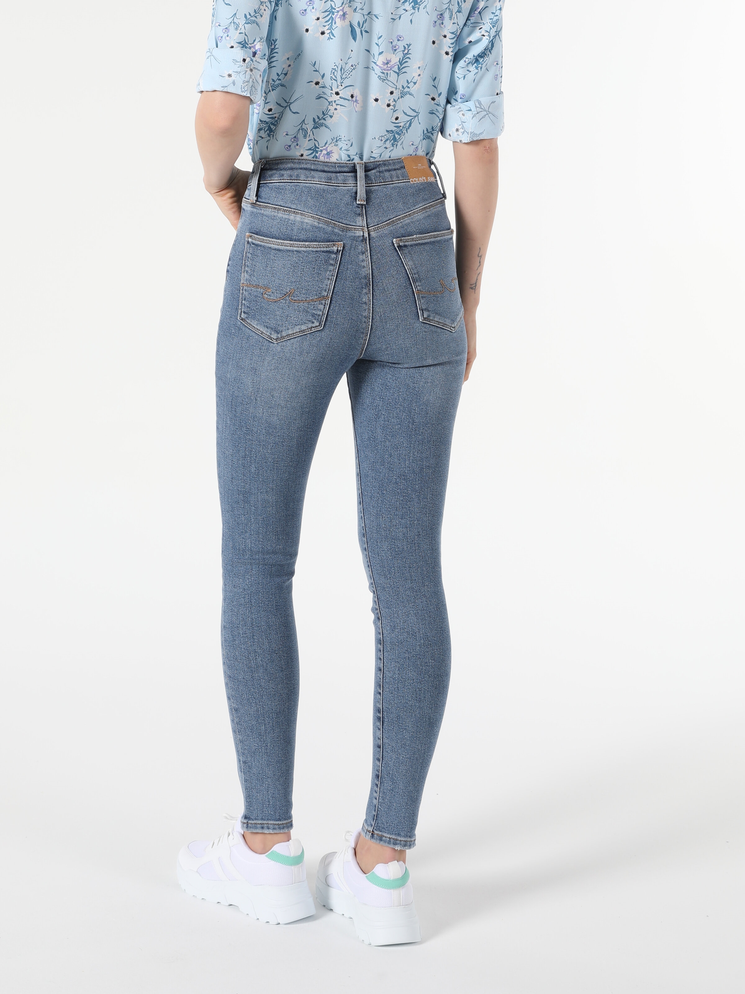 760 Dıana Yüksek Bel Dar Paça Super Slim Fit Jean Kadın Jean Pantolon