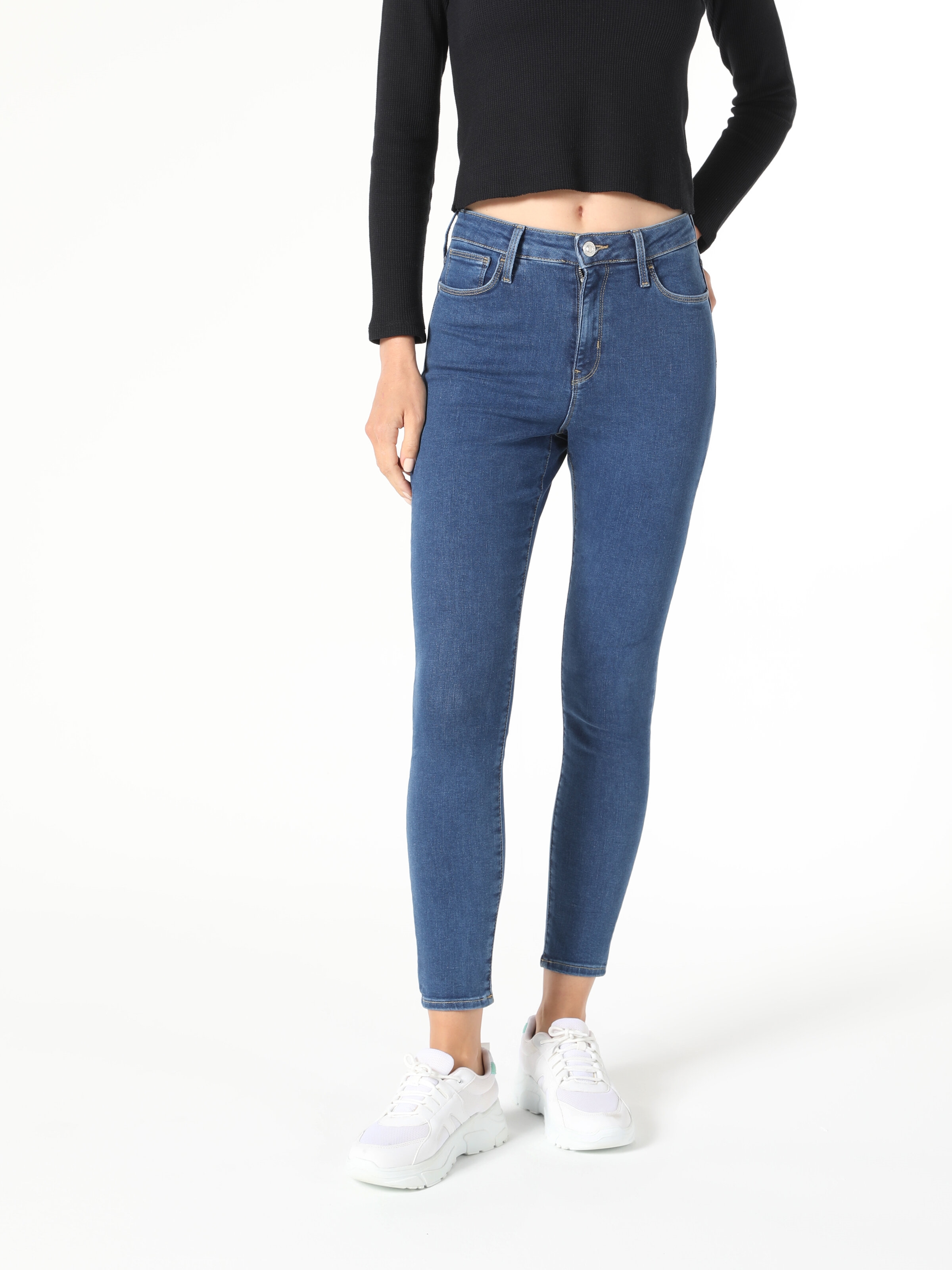 760 Dıana Super Slim Fit Yüksek Bel Dar Paça Kadın Jean Pantolon