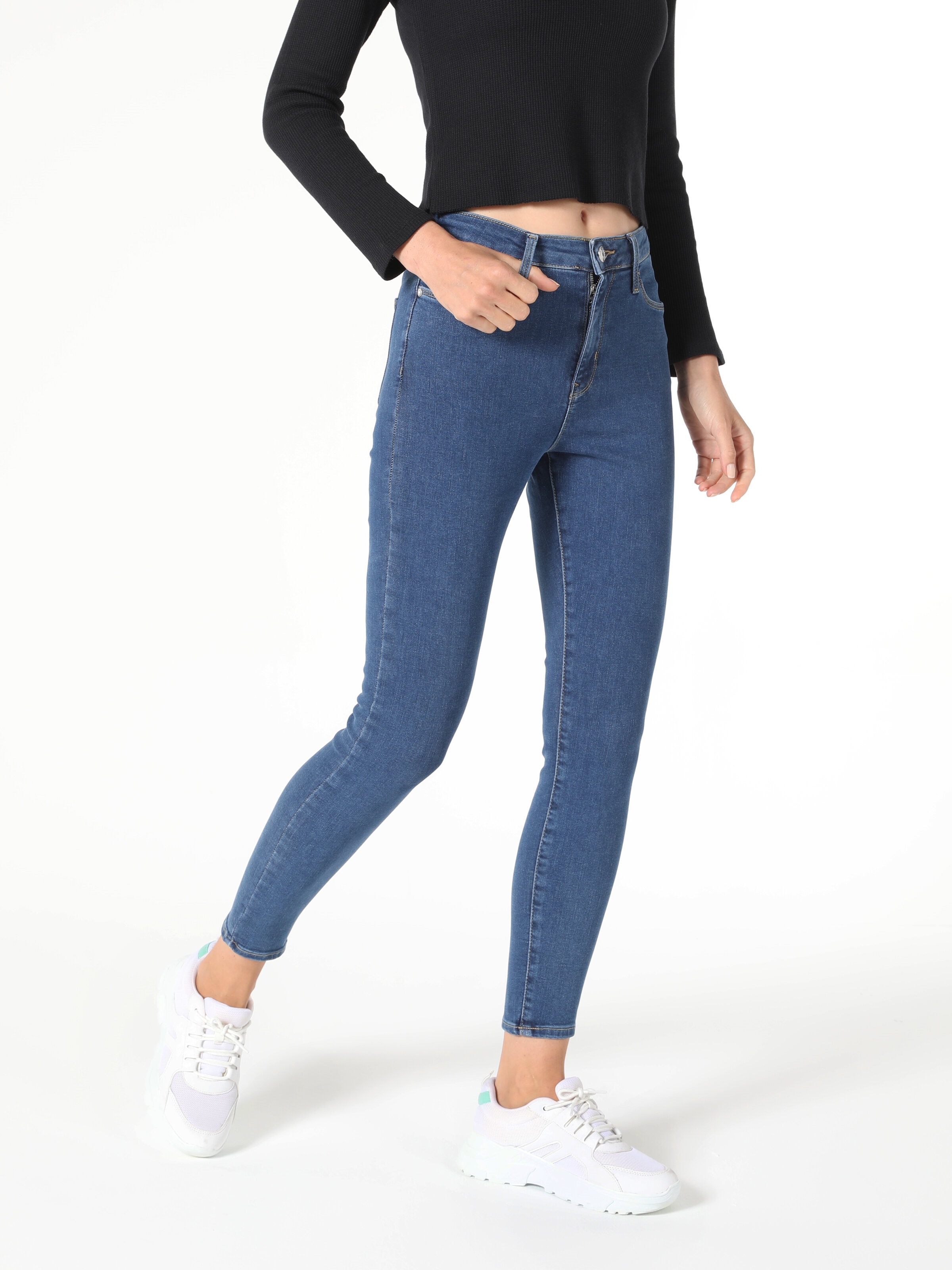 760 Dıana Super Slim Fit Yüksek Bel Dar Paça Kadın Jean Pantolon