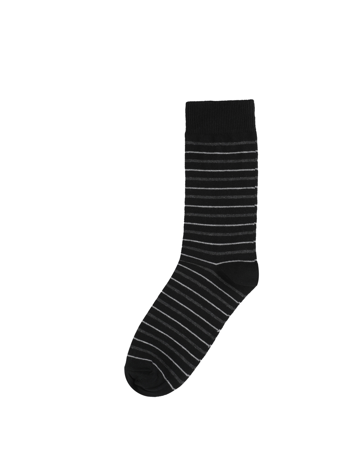 Çizgili Siyah Erkek Çorap