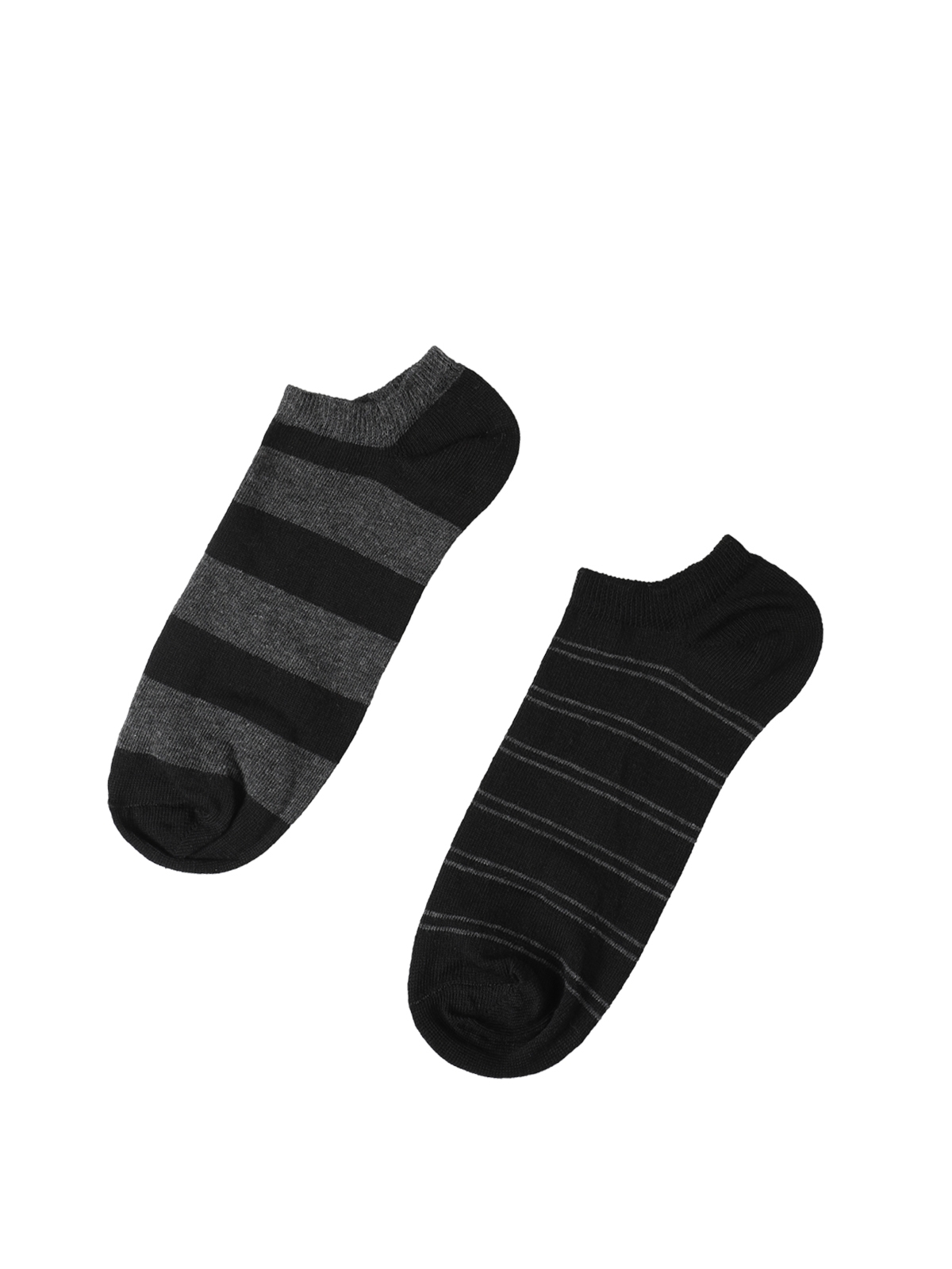 Colins Çizgili Siyah Erkek Çorap. 1