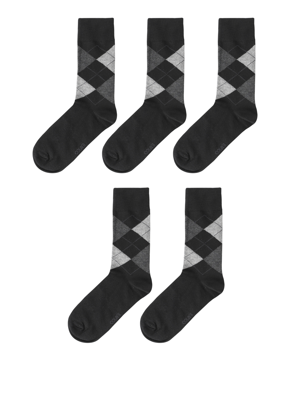 Colins Black Men Socks. 3