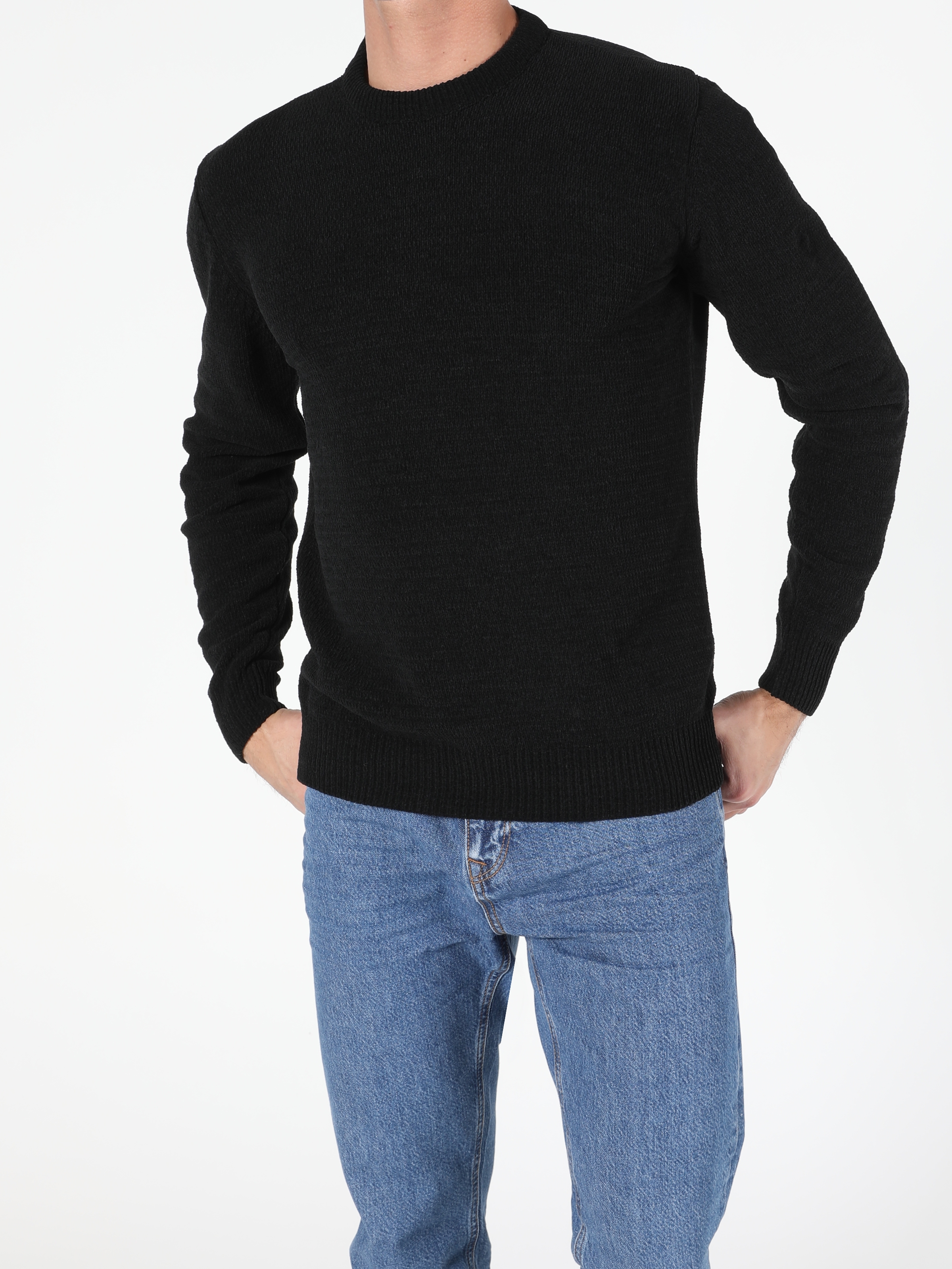 Colins Black Men Sweaters. 3