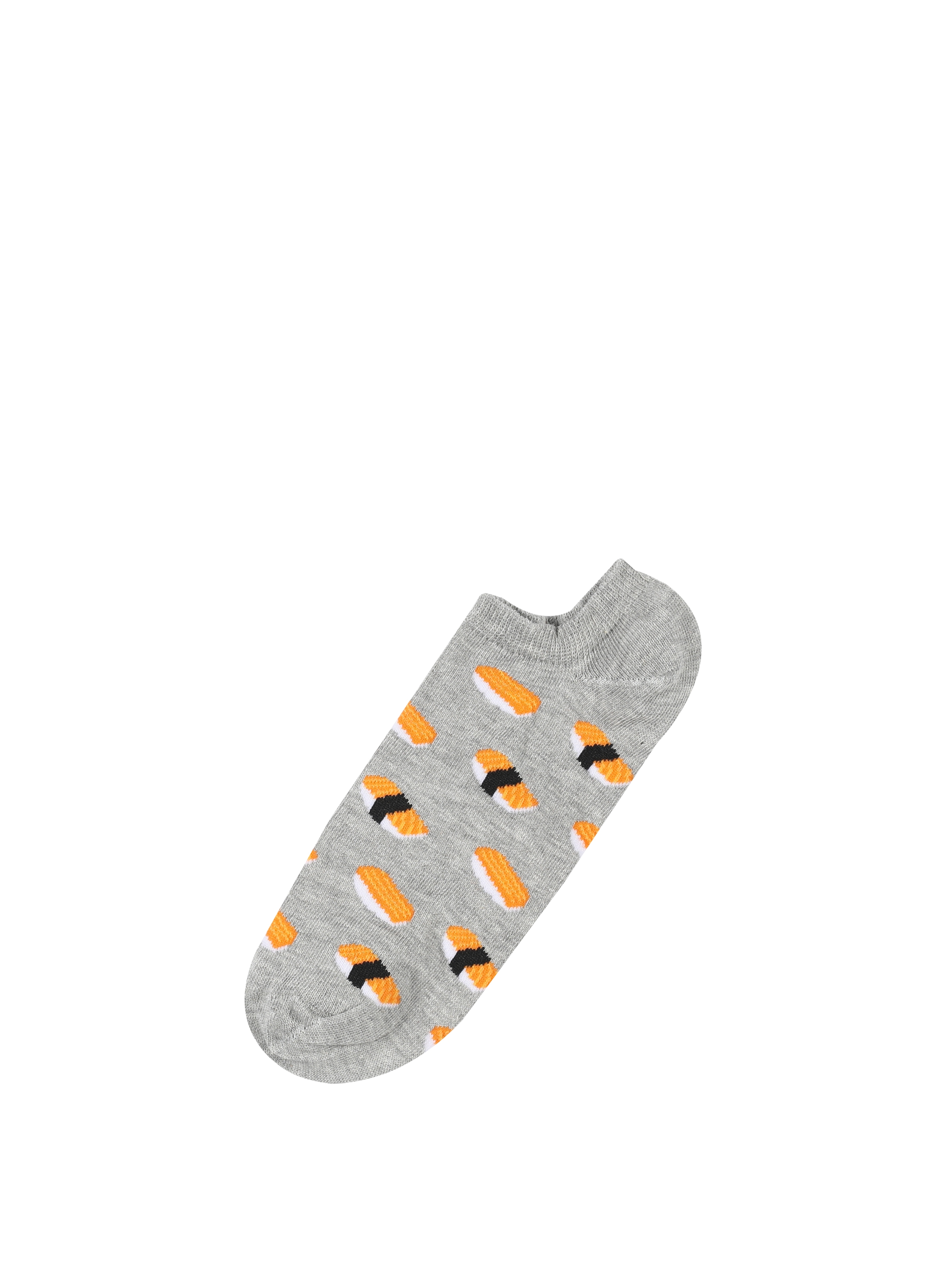 Desenli Gri Erkek  Çorap 