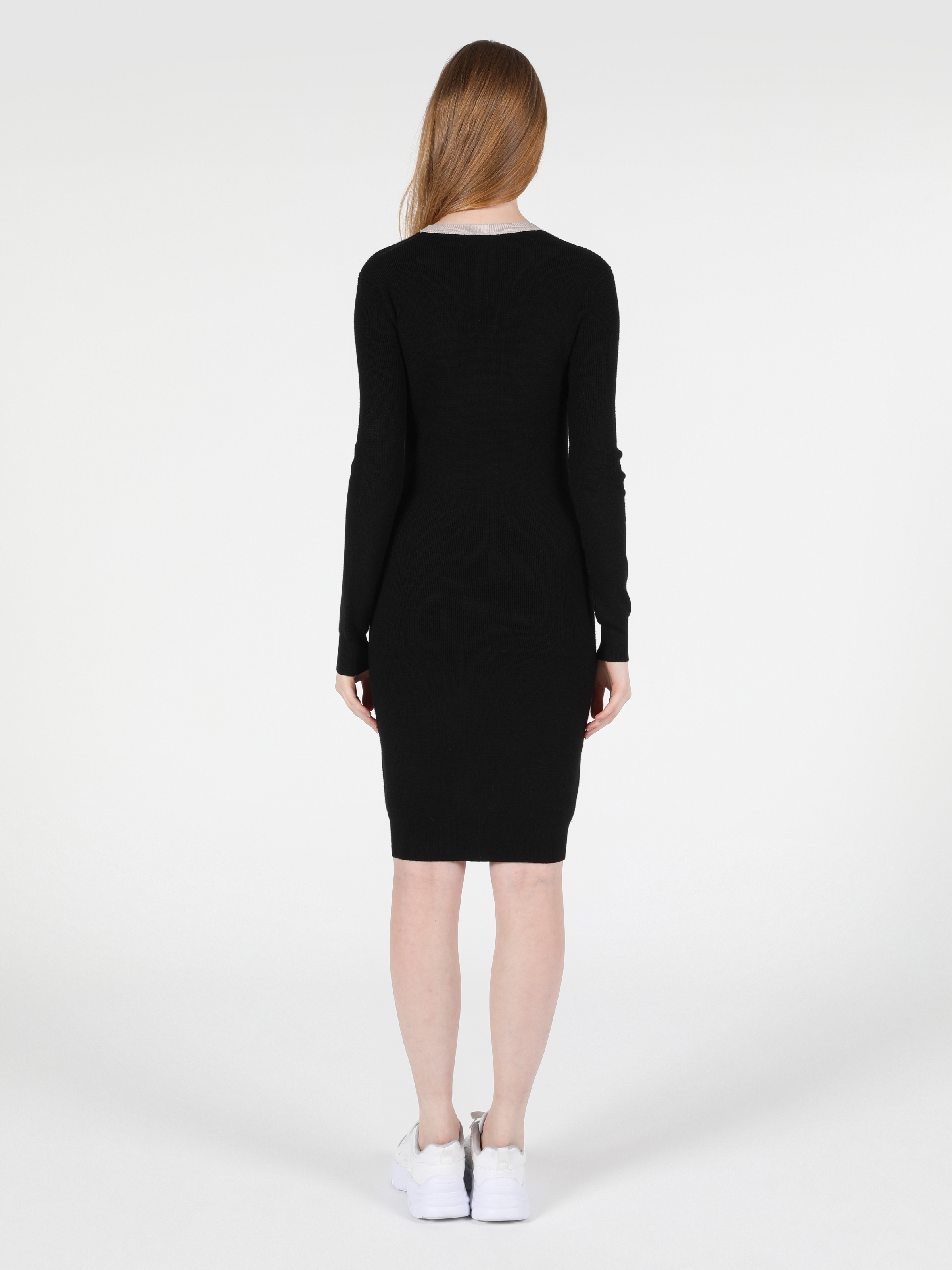 Slim Fit Kadın Çok Renkli Elbise Cl1051548