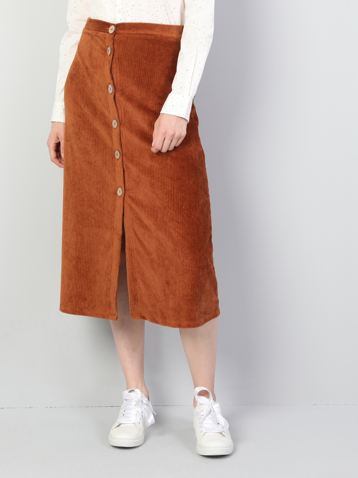 Colins Brown Woman Skirt. 5