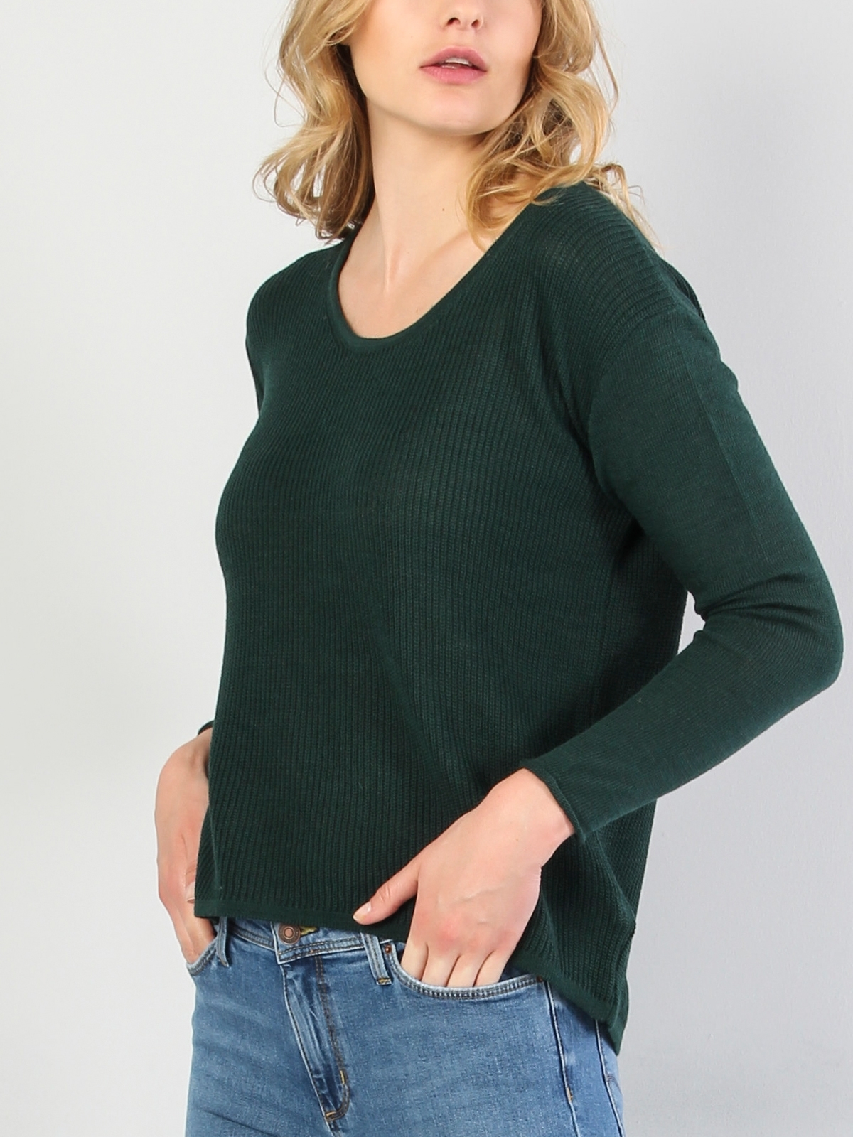 Colins Green Woman Sweaters. 1