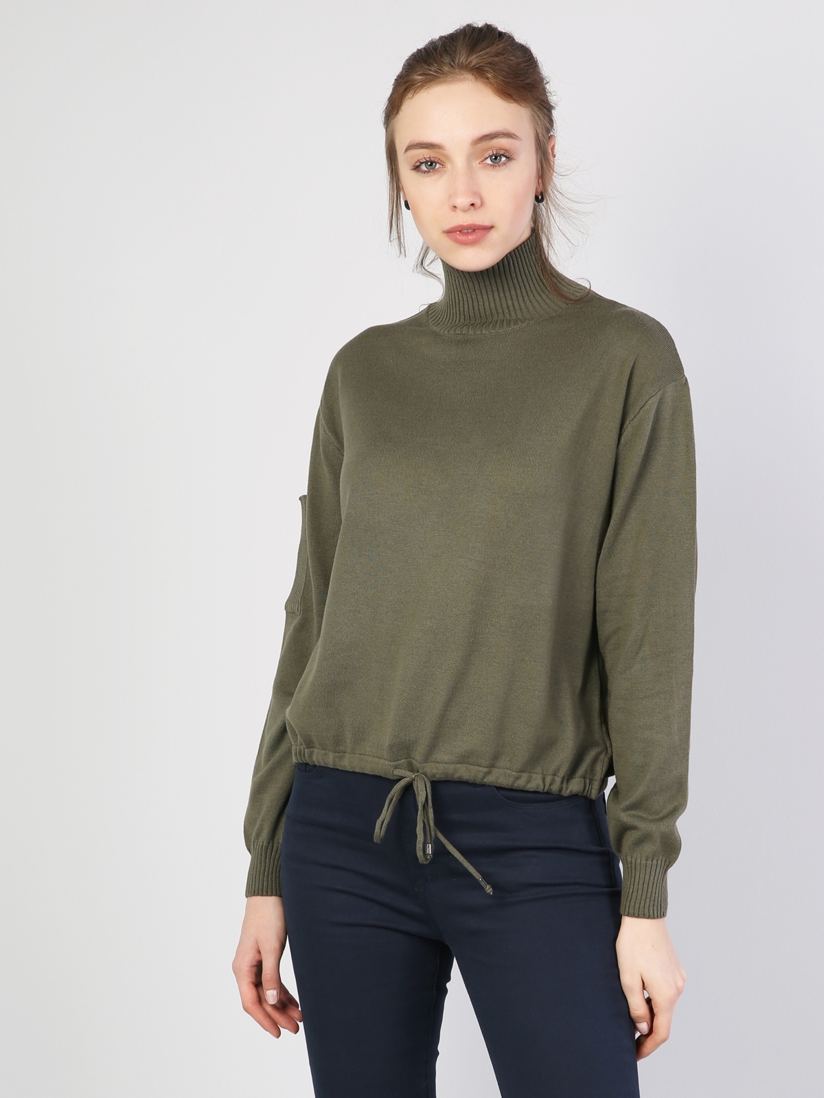 Colins Green Woman Sweaters. 2