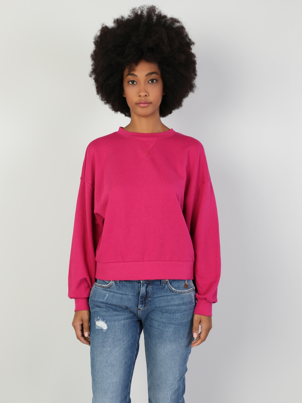 Colins Pınk Woman Sweatshirt. 4