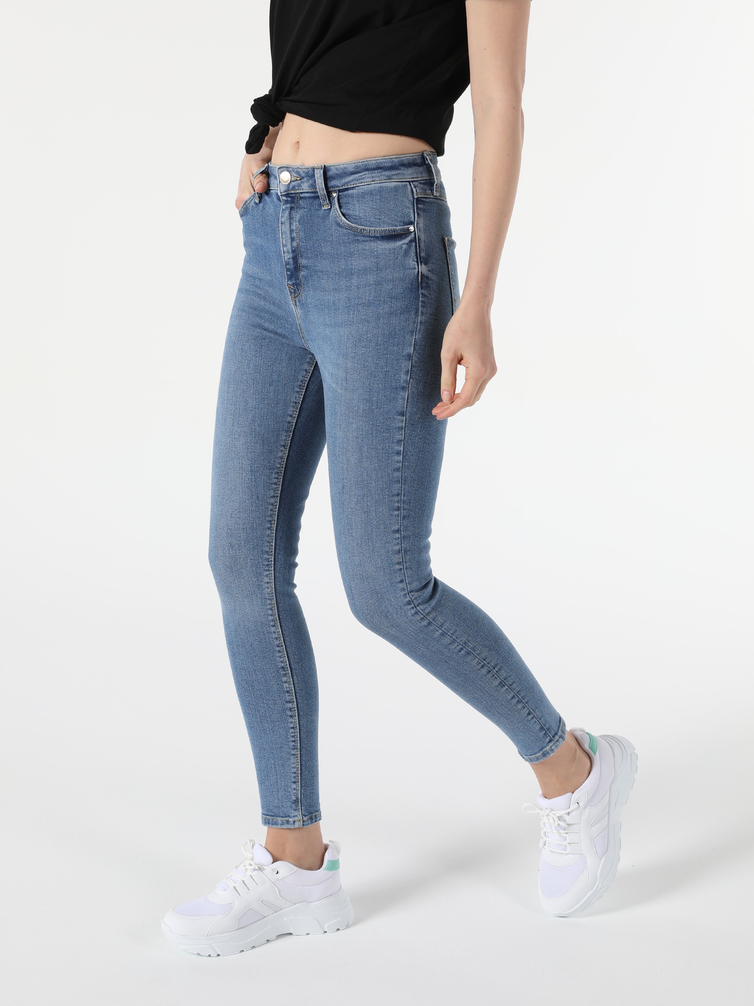 760 Dıana Yüksek Bel Dar Paça Super Slim Fit Kadın Jean Pantolon