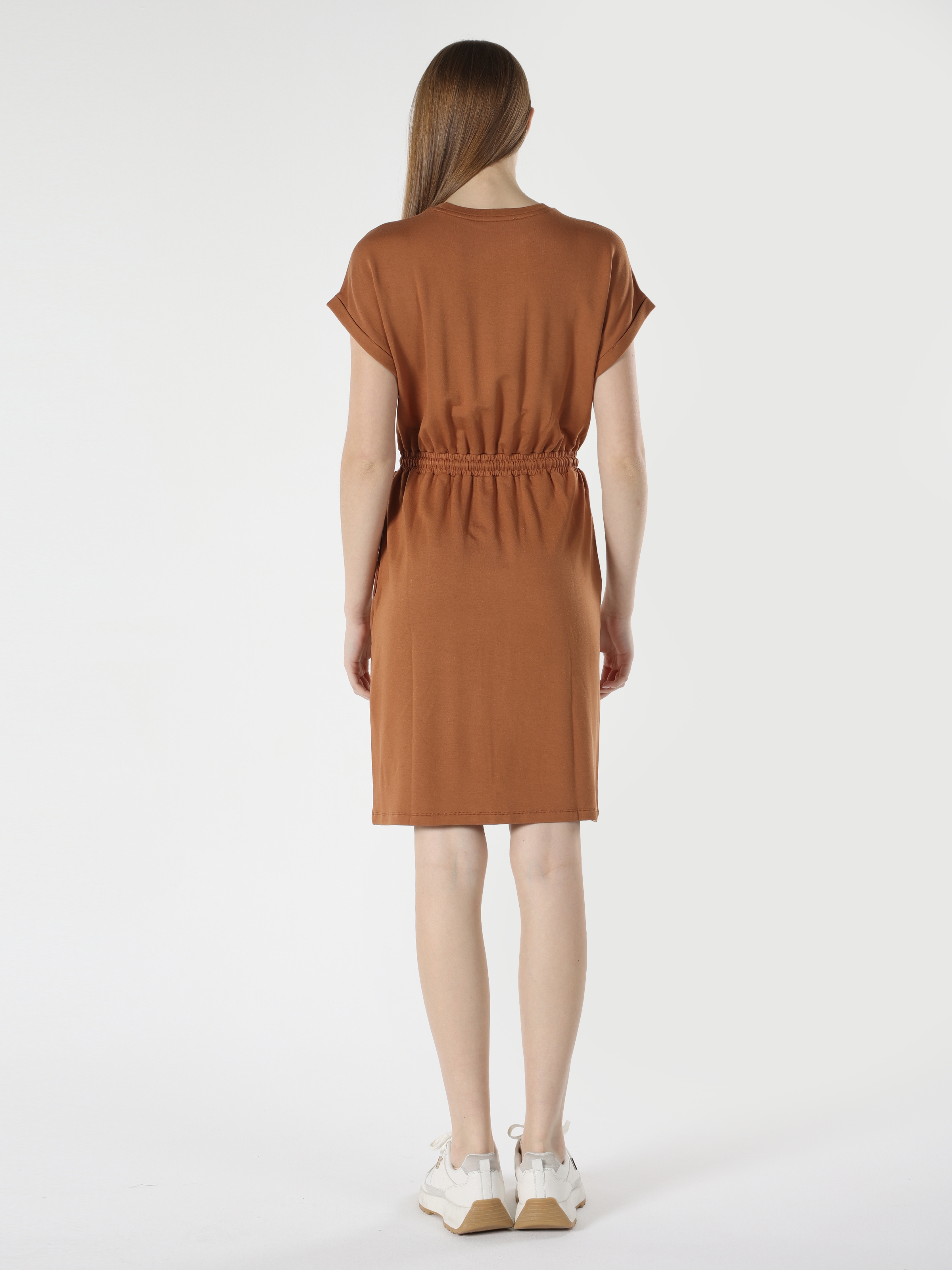 Regular Fit Kahverengi Kadın Elbise Cl1063234