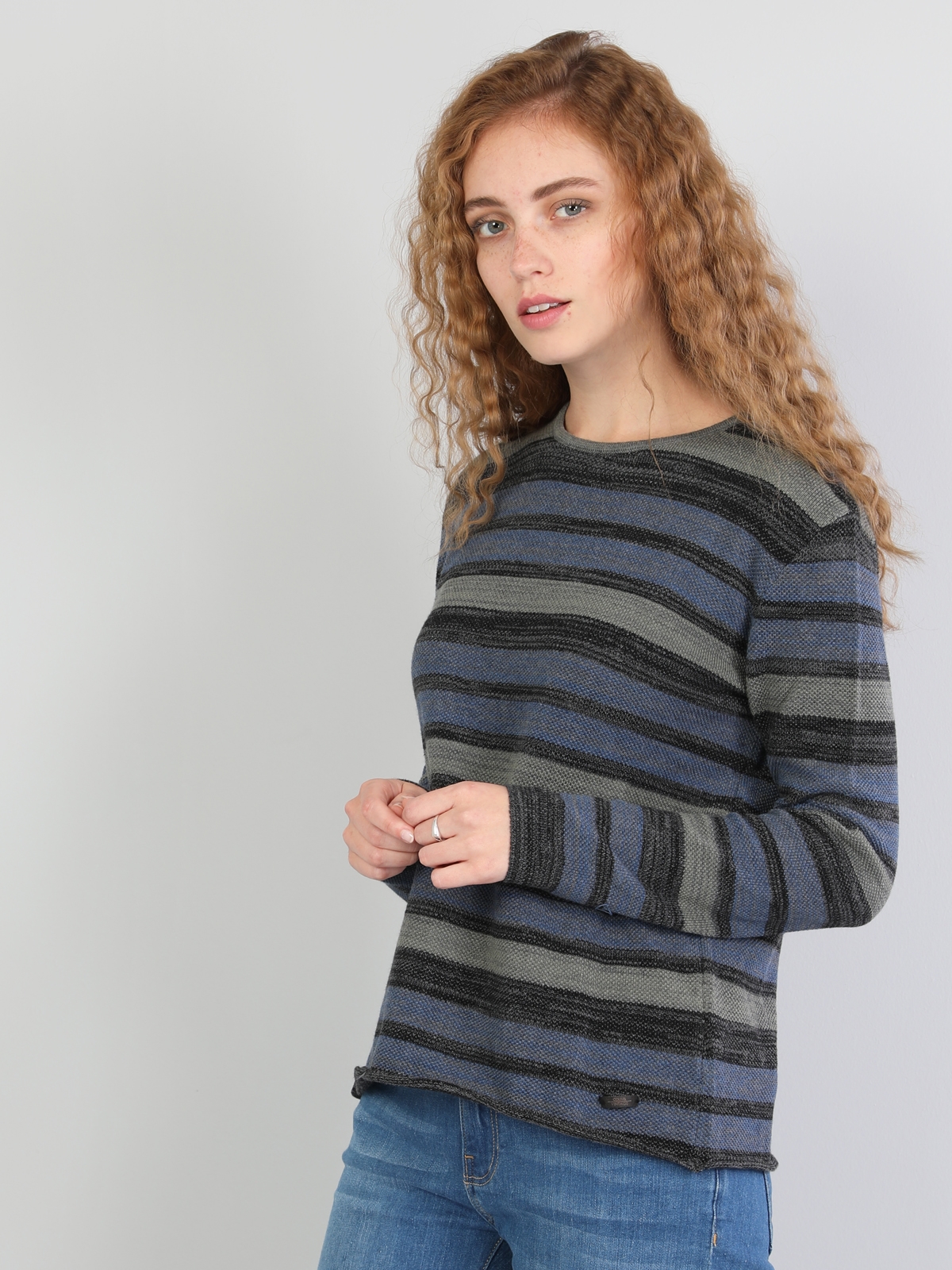 Colins Blue Woman Sweaters. 5
