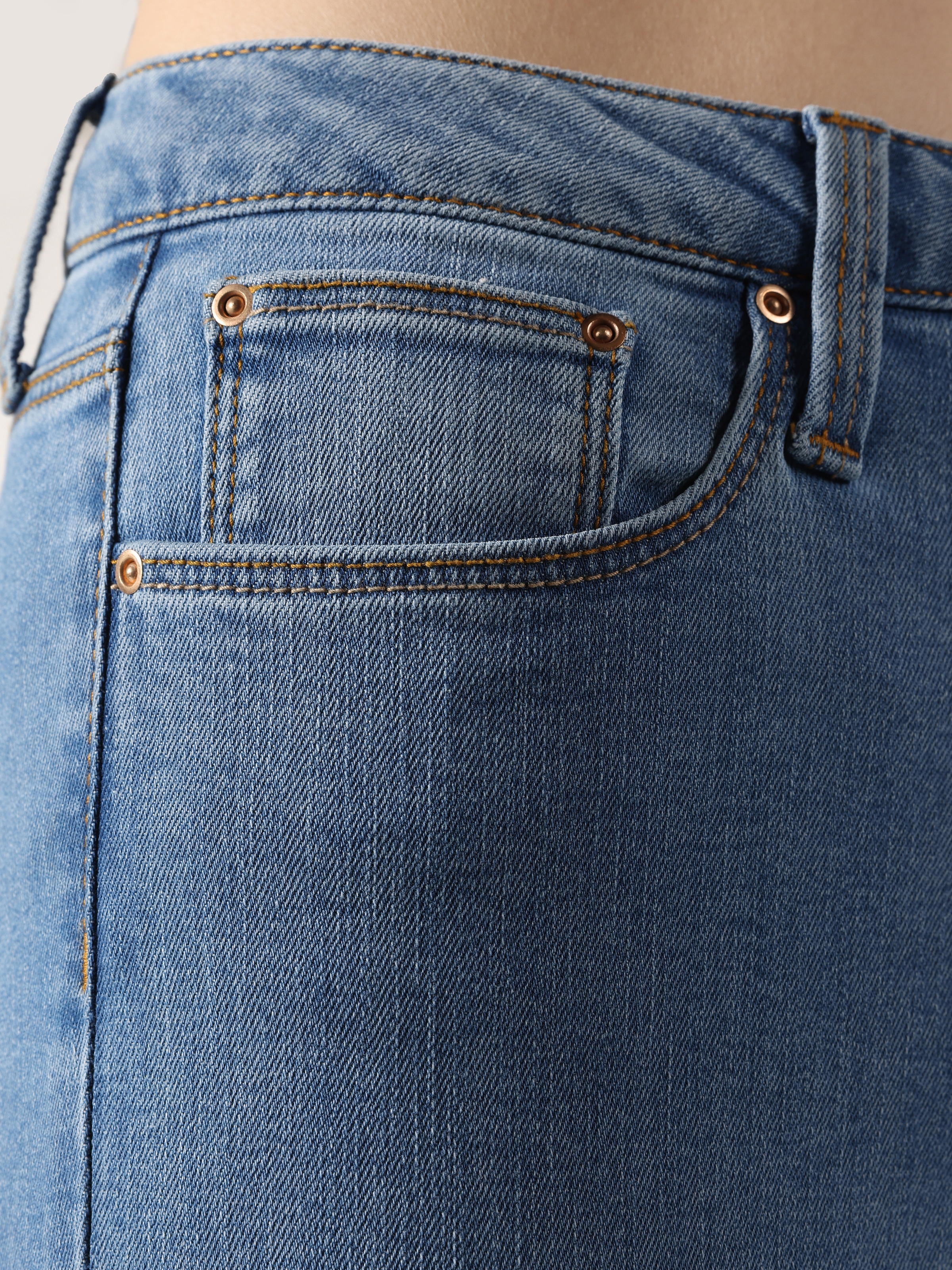 760 Dıana Skinny Fit Yüksel Bel Süper Dar Paça Kadın Mavi Jean Pantolon Cl1048828