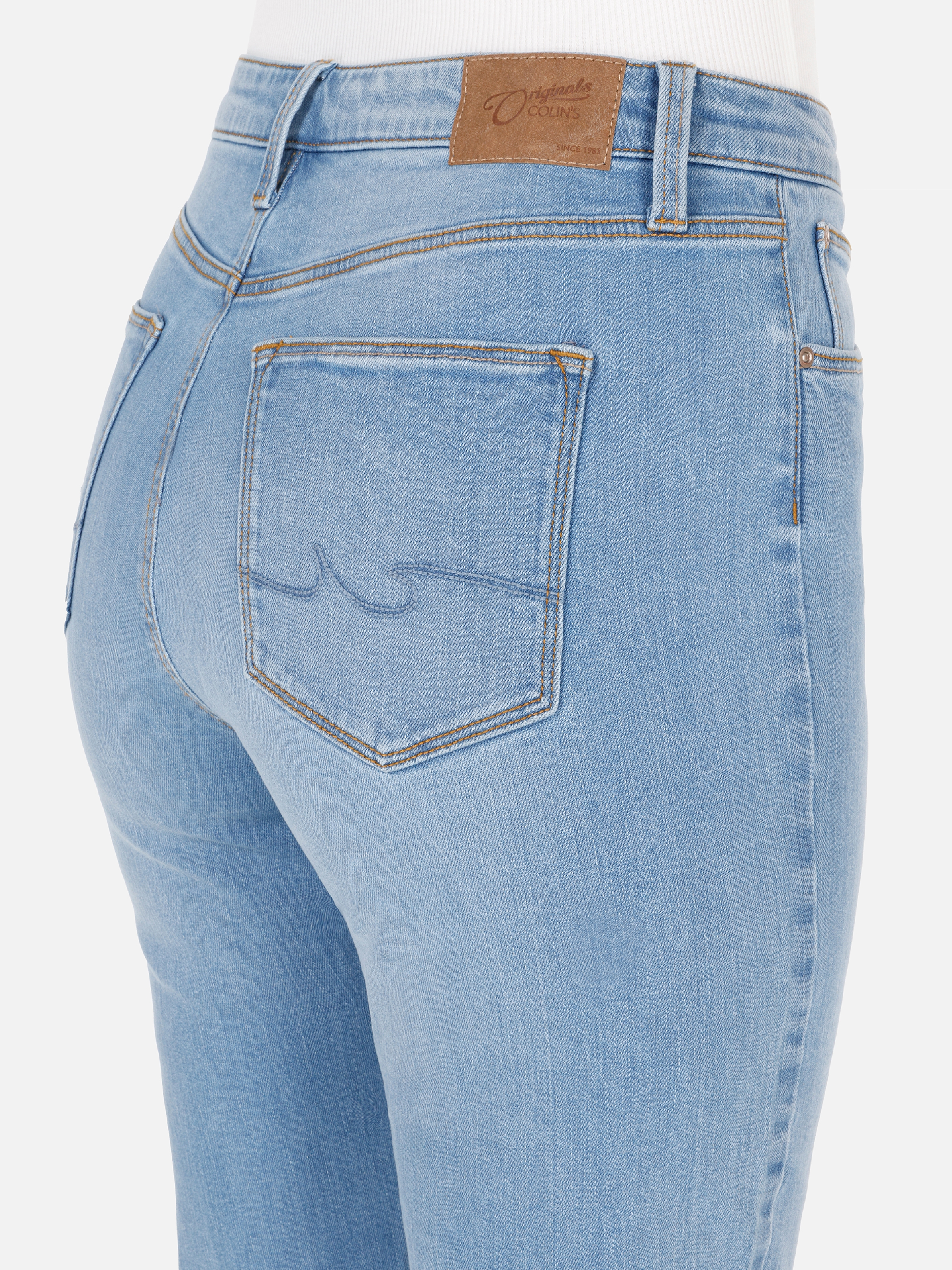 791 Monıca Regular Fit Orta Bel Bootcut Kadın Mavi Jean Pantolon Cl1071324