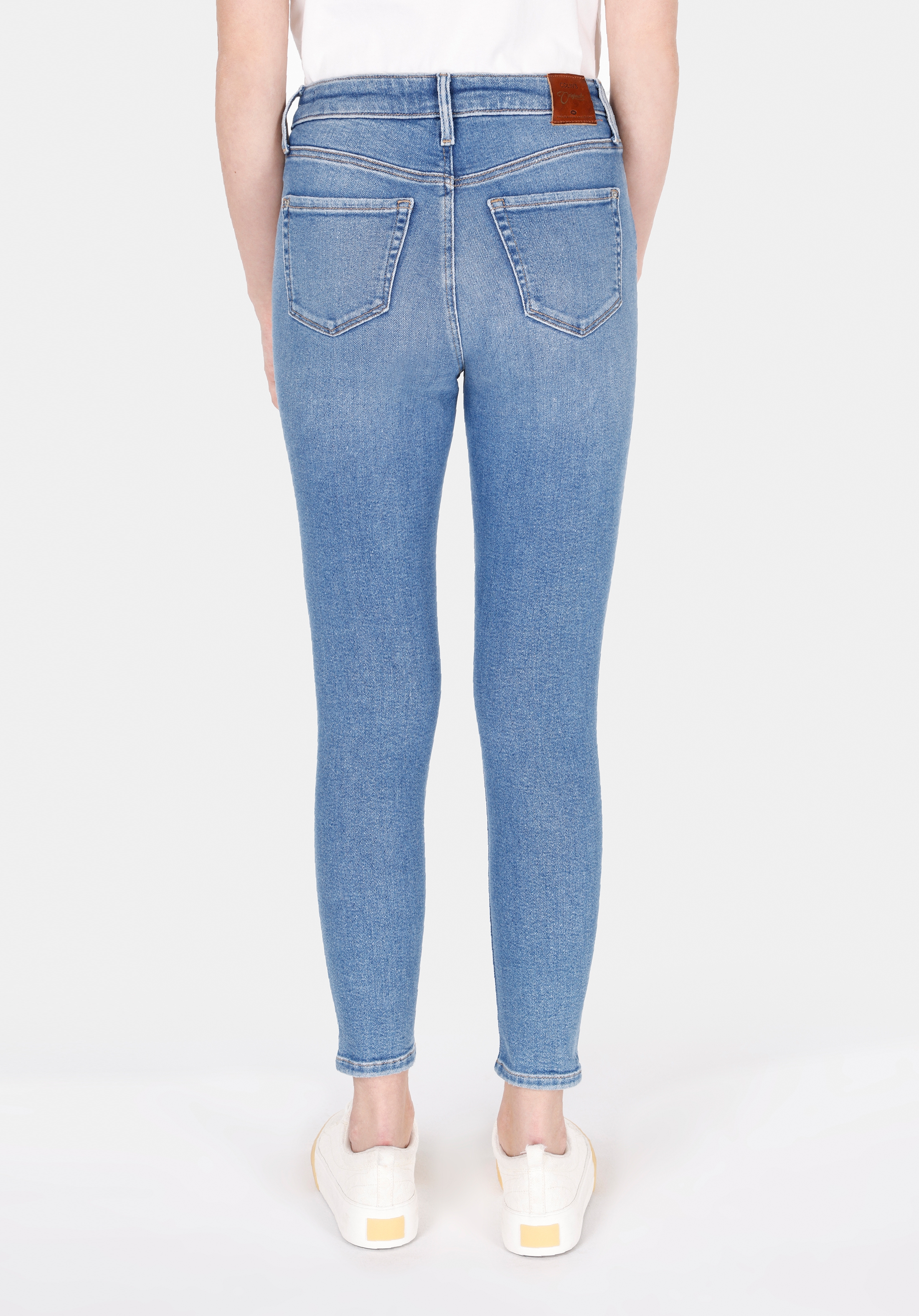 760 Dıana Skinny Fit   Kadın Mavi Jean Pantolon Cl1072457