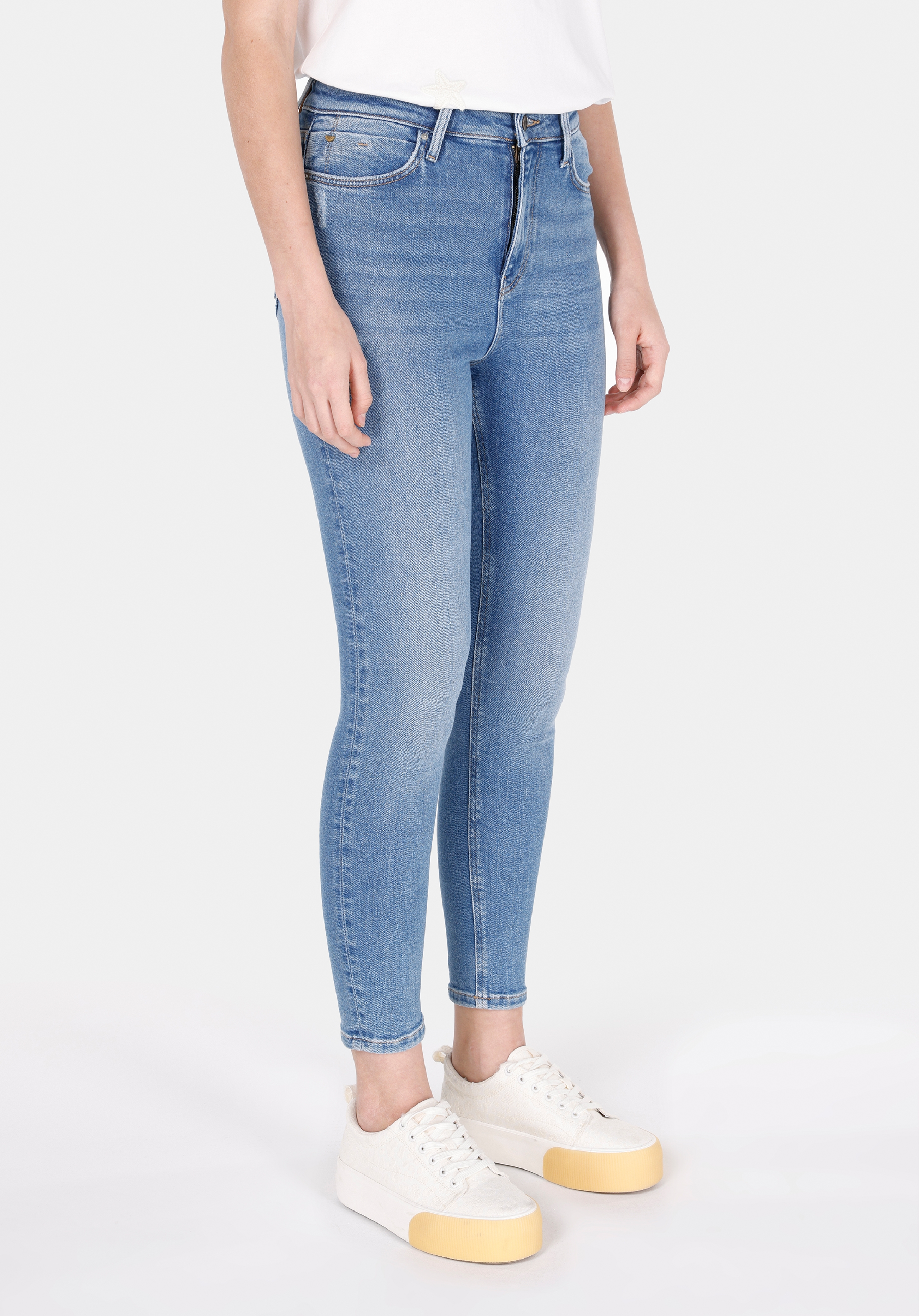 760 Dıana Skinny Fit   Kadın Mavi Jean Pantolon Cl1072457