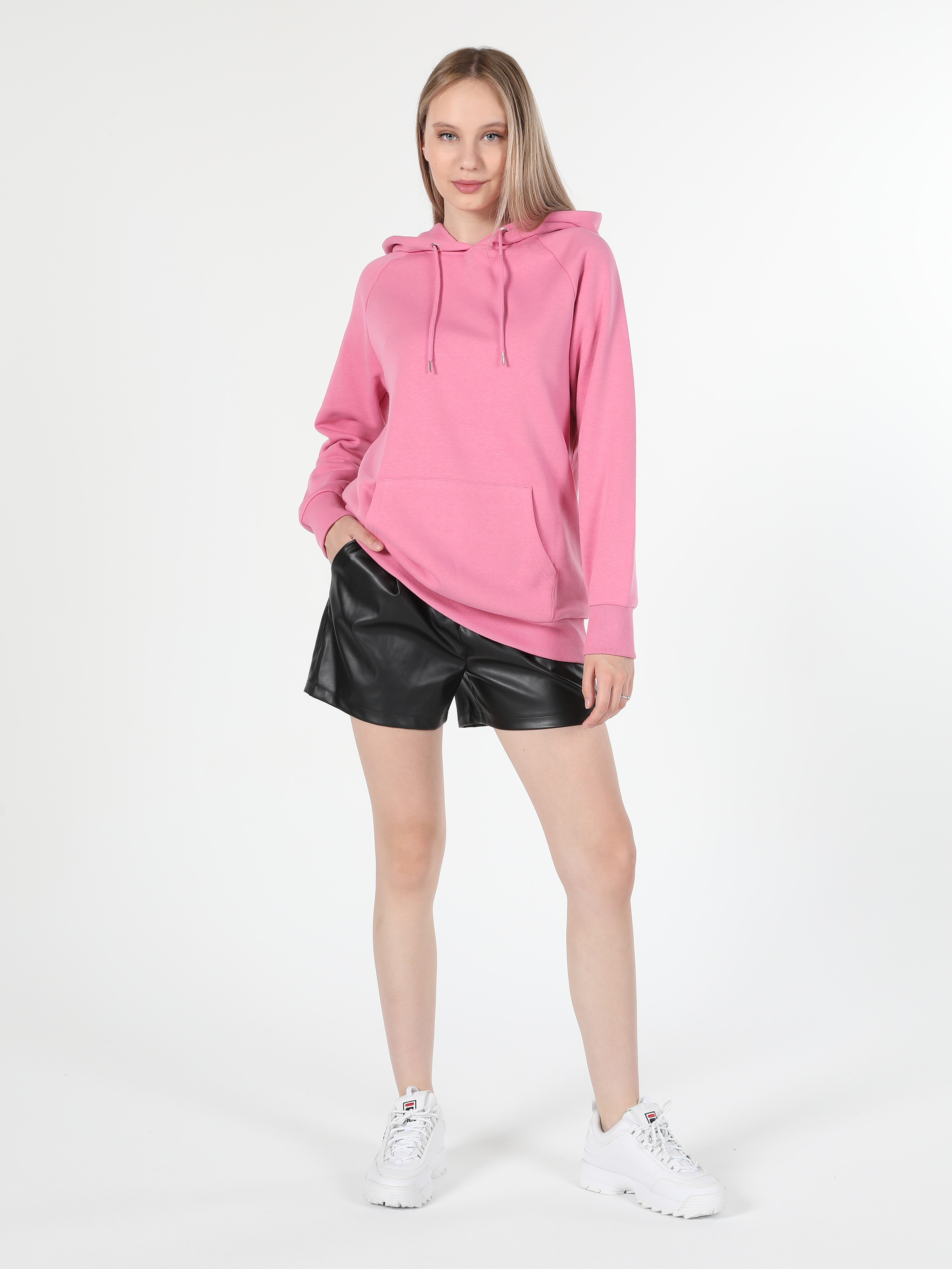 Pembe Kadın Sweatshirt