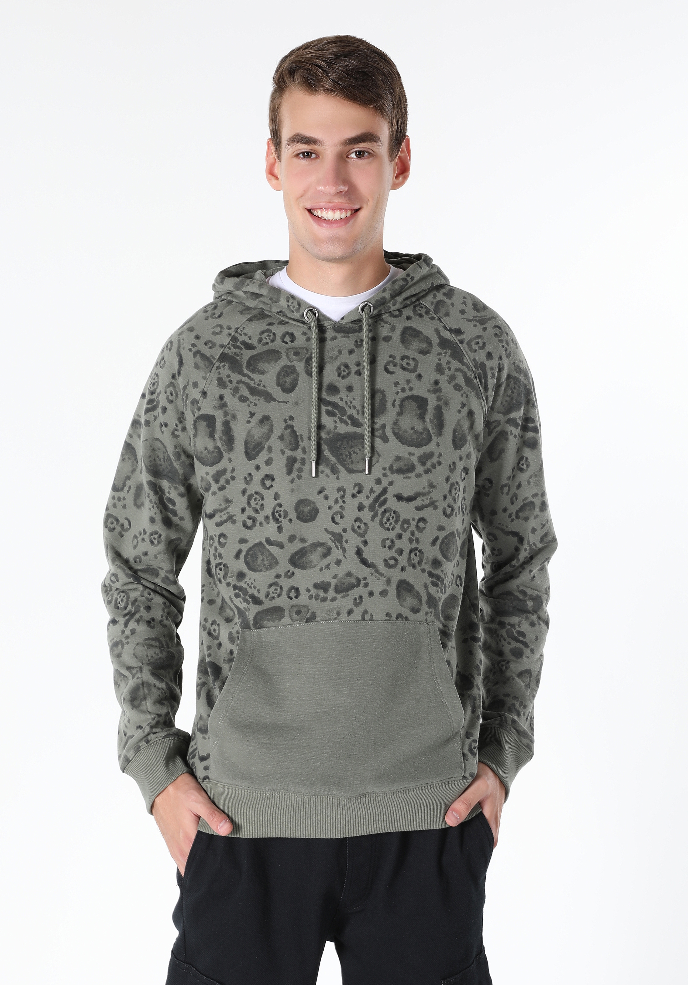 Yeşil Erkek Sweatshirt