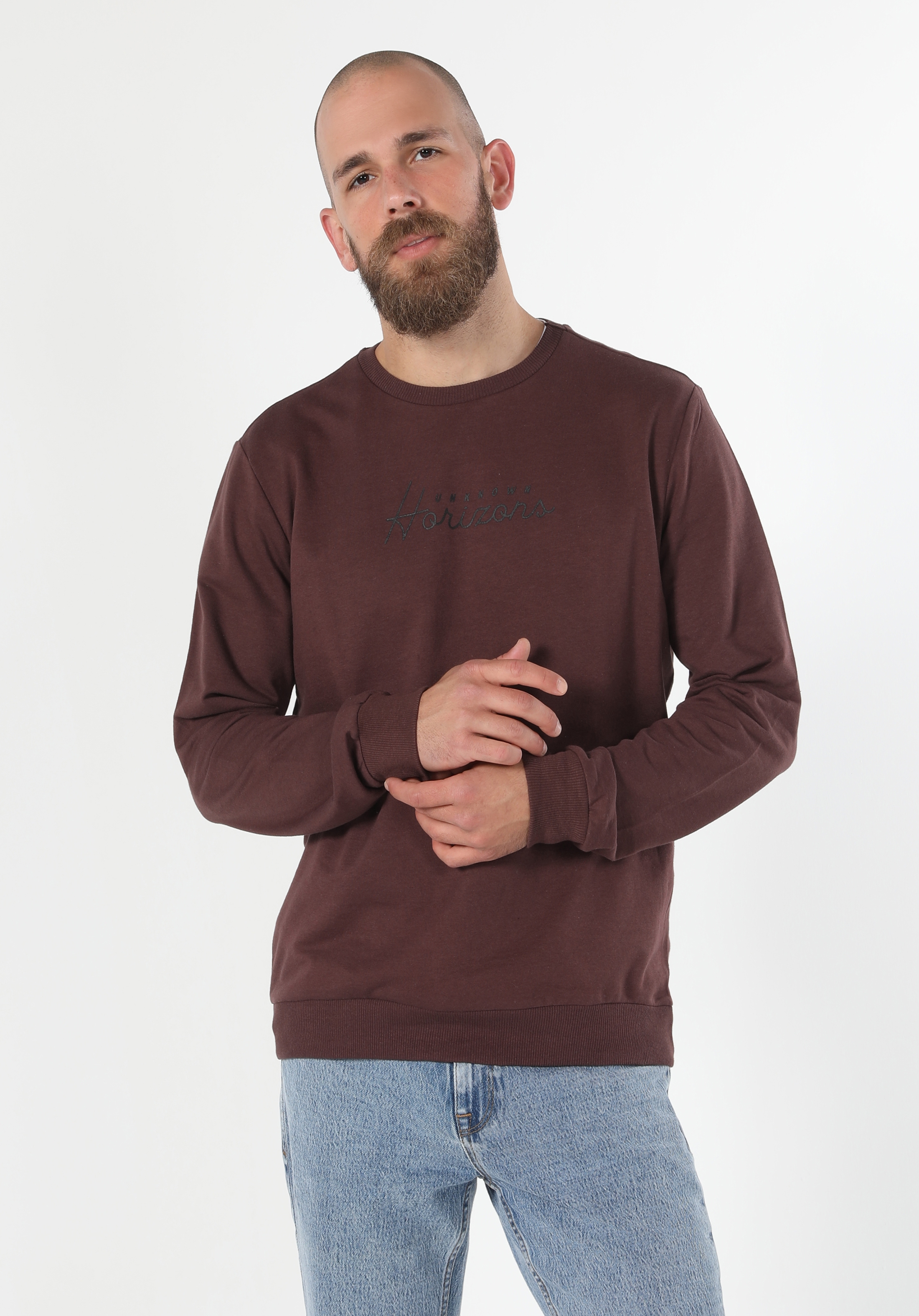 Mor Erkek Sweatshirt