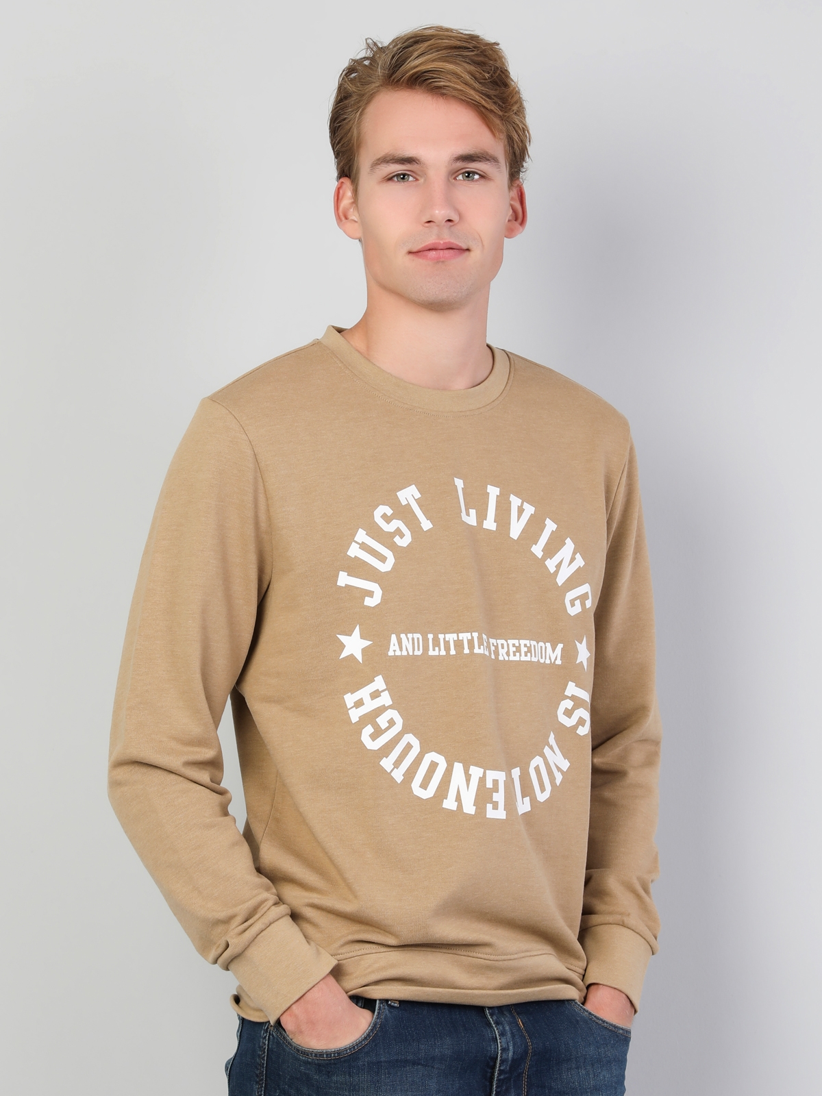 Camel Erkek Sweatshirt