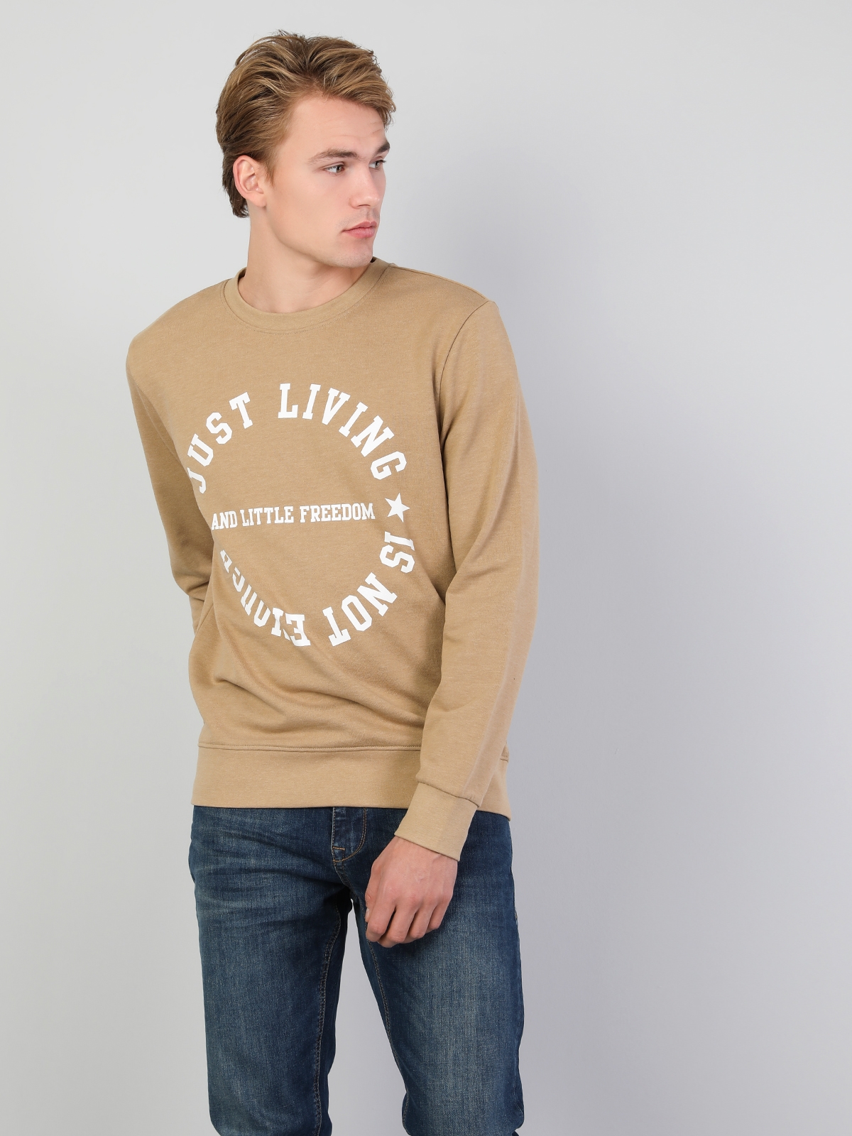 Camel Erkek Sweatshirt