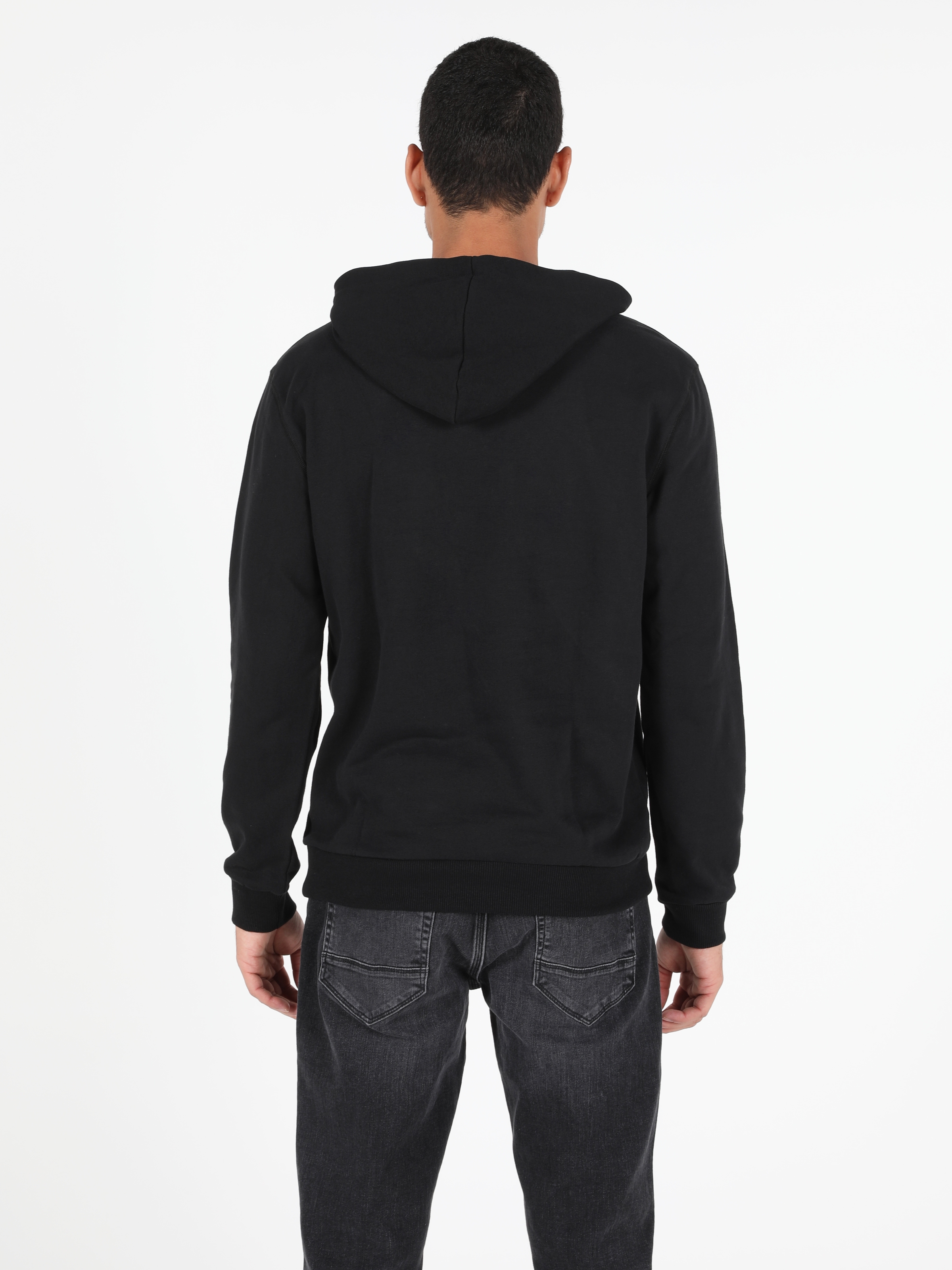 Siyah Erkek Sweatshirt