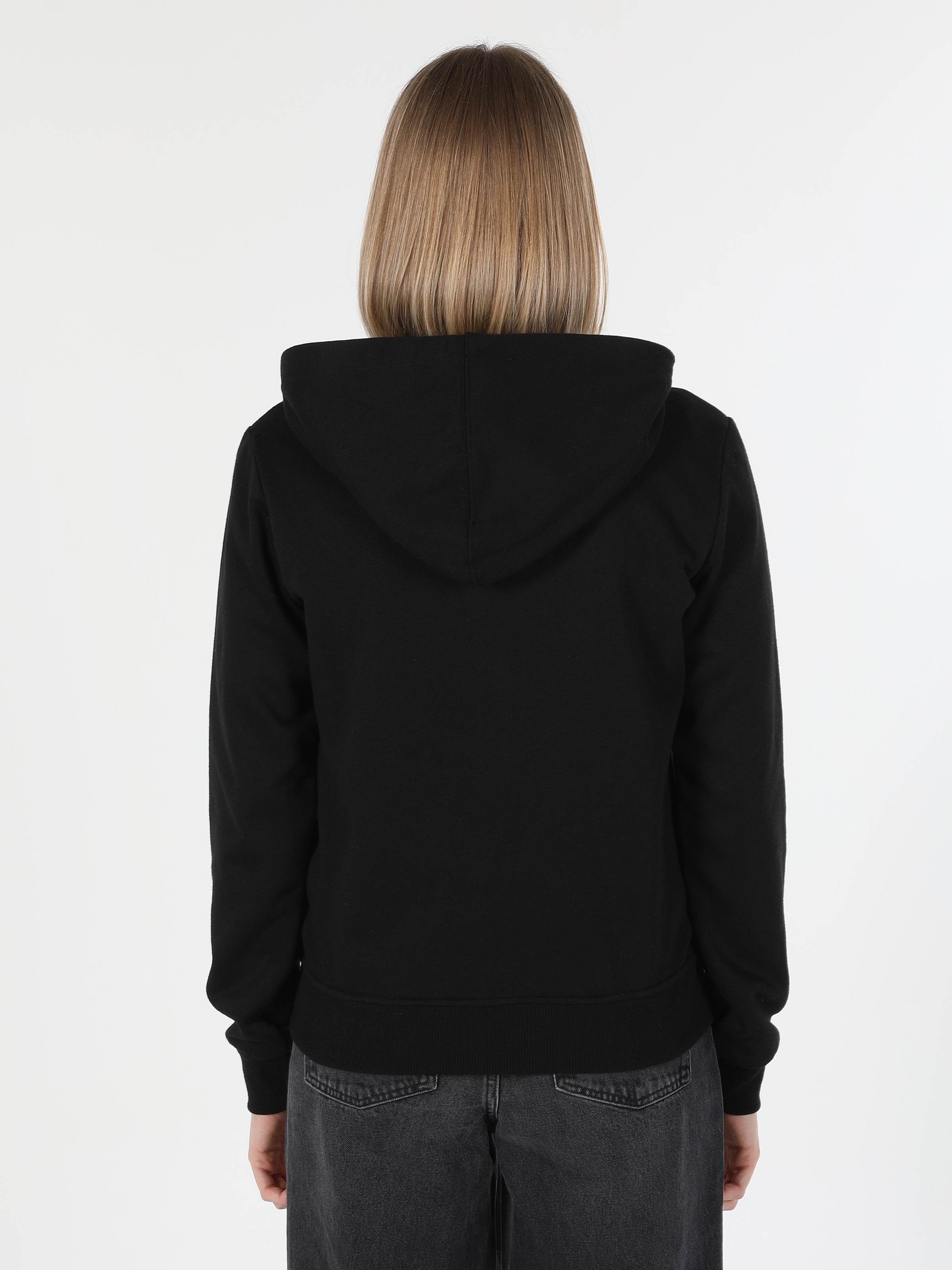 Regular Fit Kadın Siyah Sweatshirt Cl1045199
